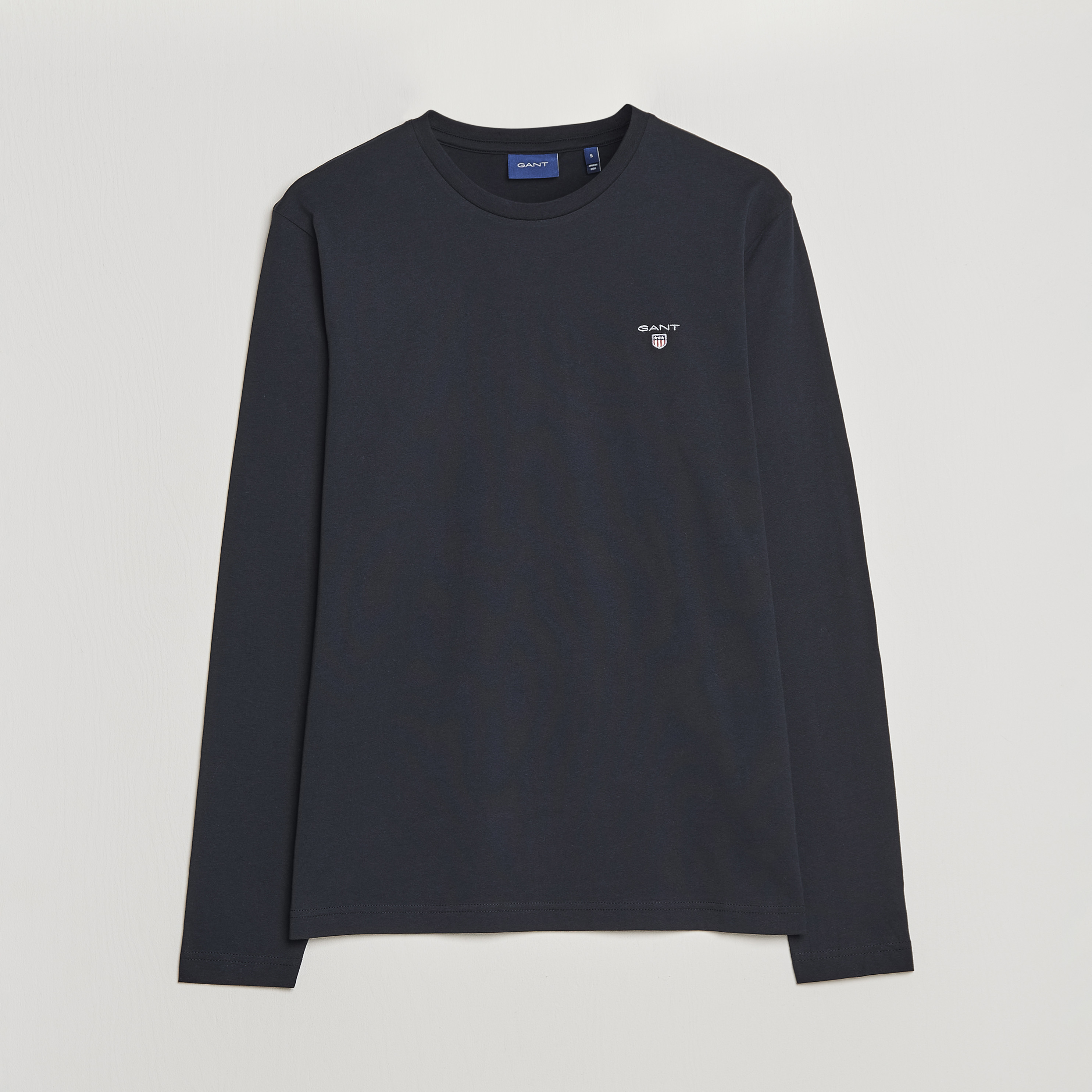 Gant Women Black Solid Short Sleeves Polo T-Shirt