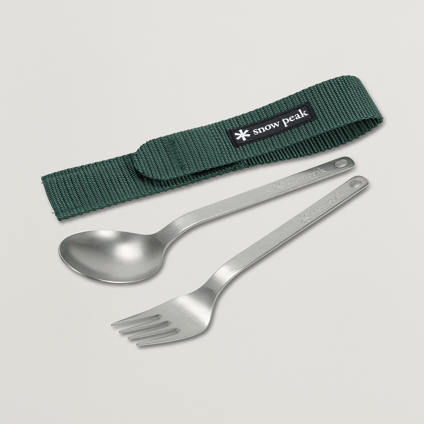 Snow Peak Fork & Spoon Set Titanium at CareOfCarl.com