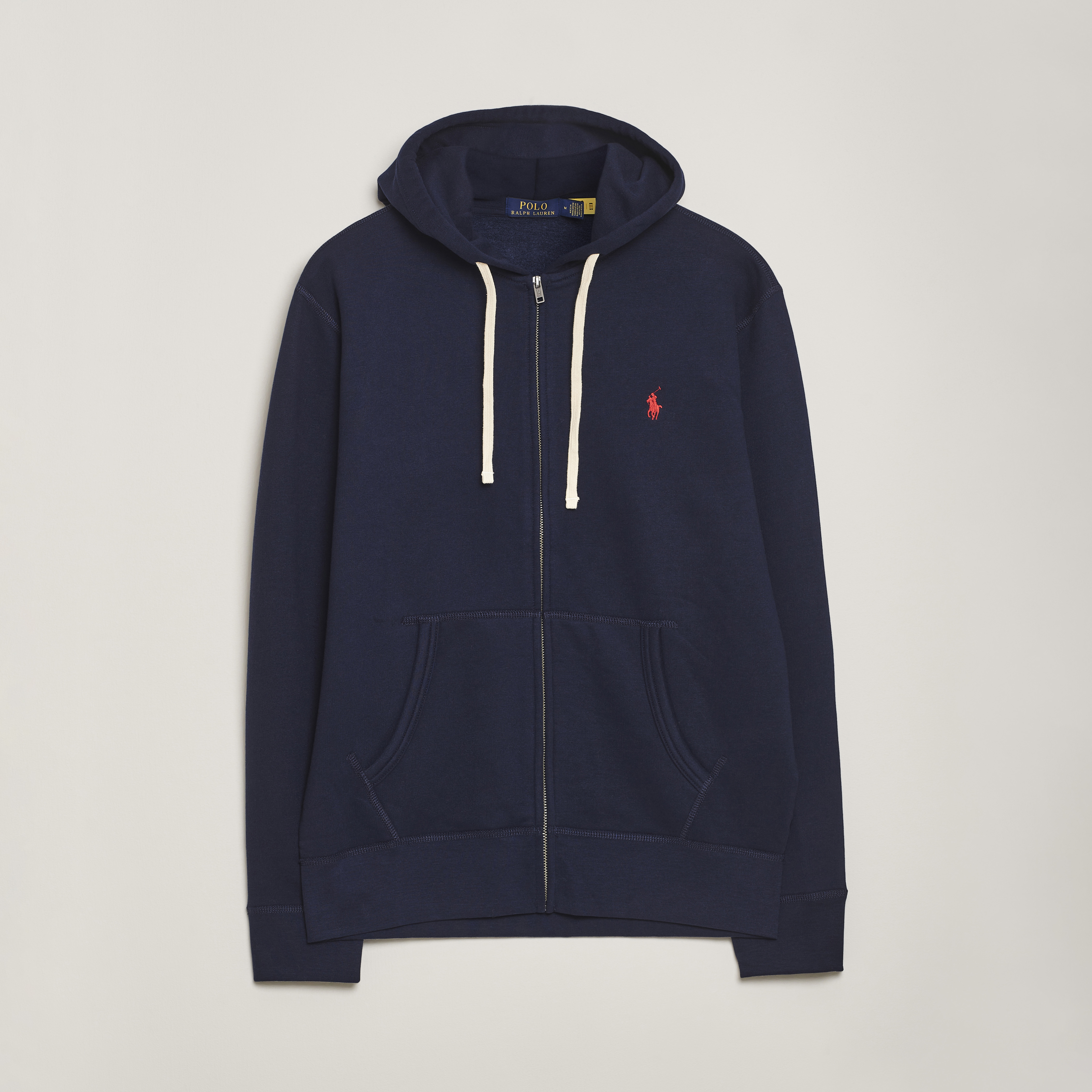 Polo Ralph Lauren Fleece Full Zip Hoodie Cruise Navy at CareOfCarl.com