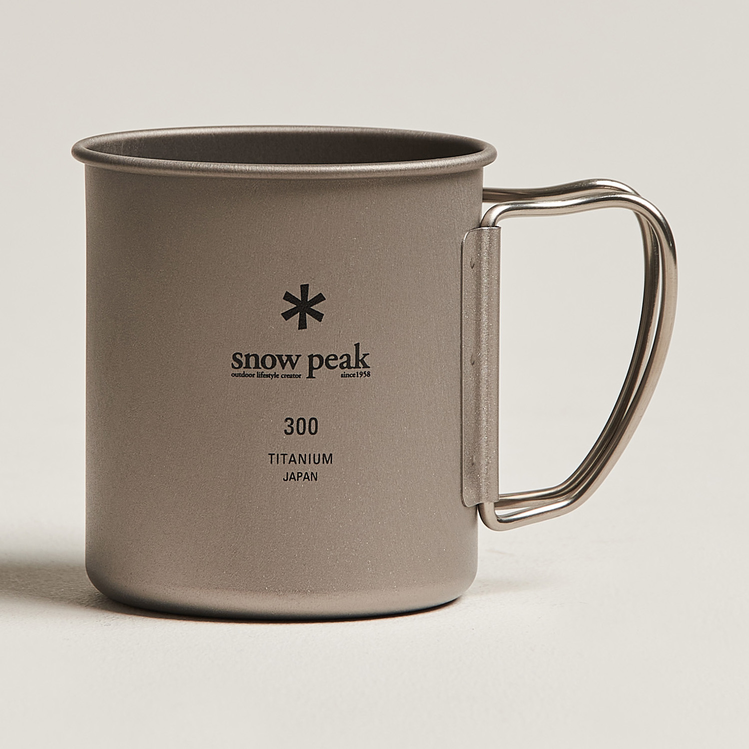 Snow Peak Titanium Single Cup 300 Unit