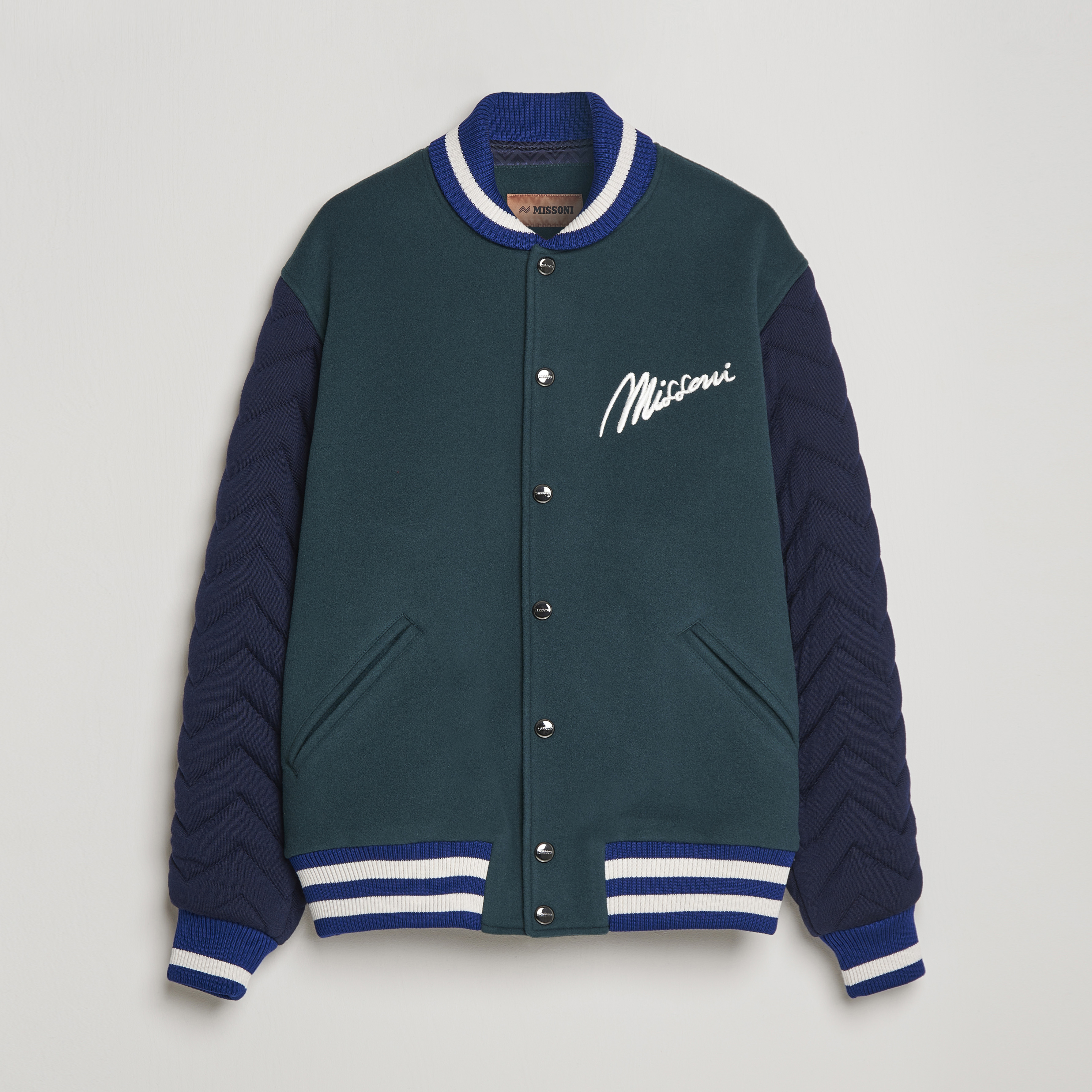 MISSONI スタジャン ダークグリーン/ネイビー 23108711r.jpg