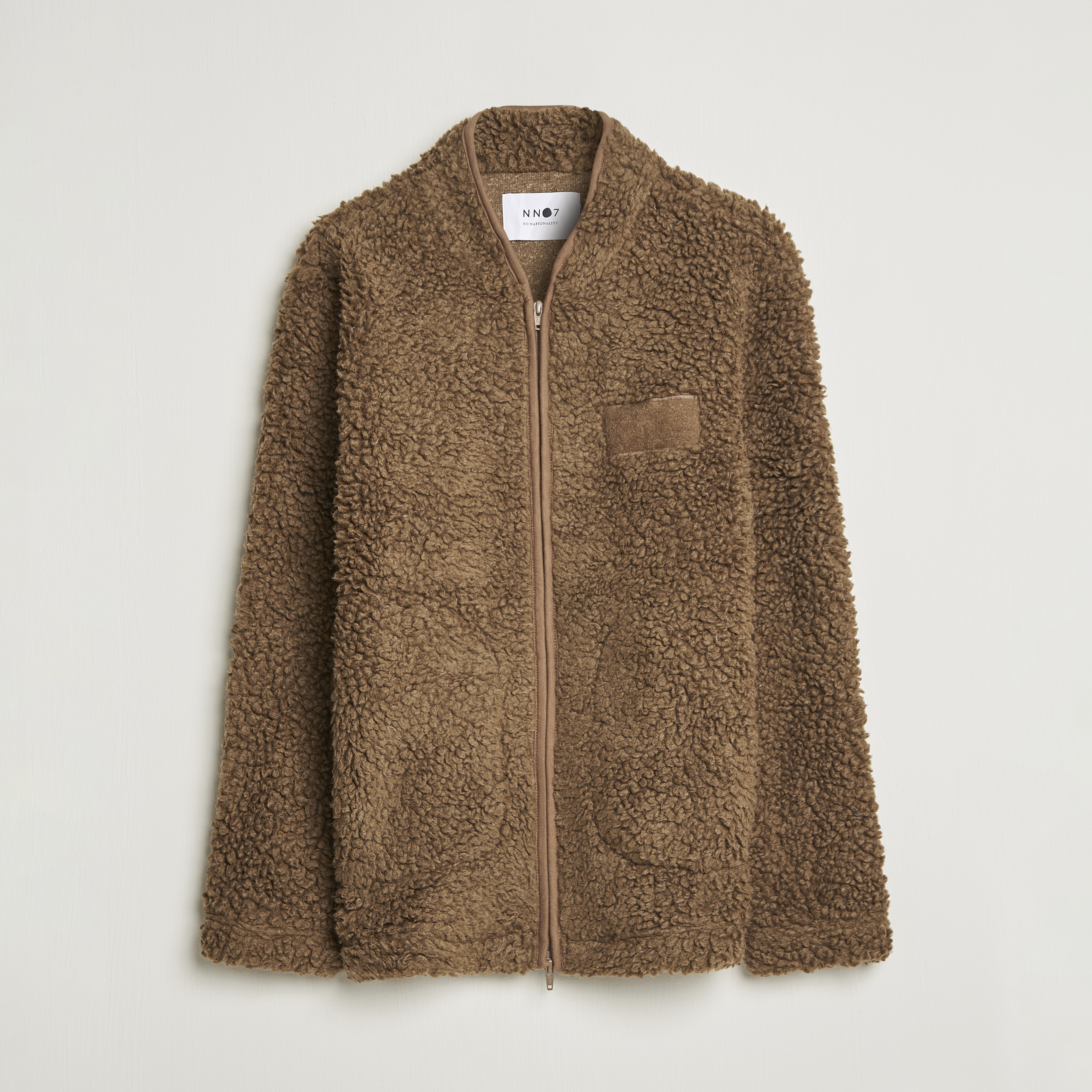 NN07 Morten Sherpa Fleece Sea Blue main image 1