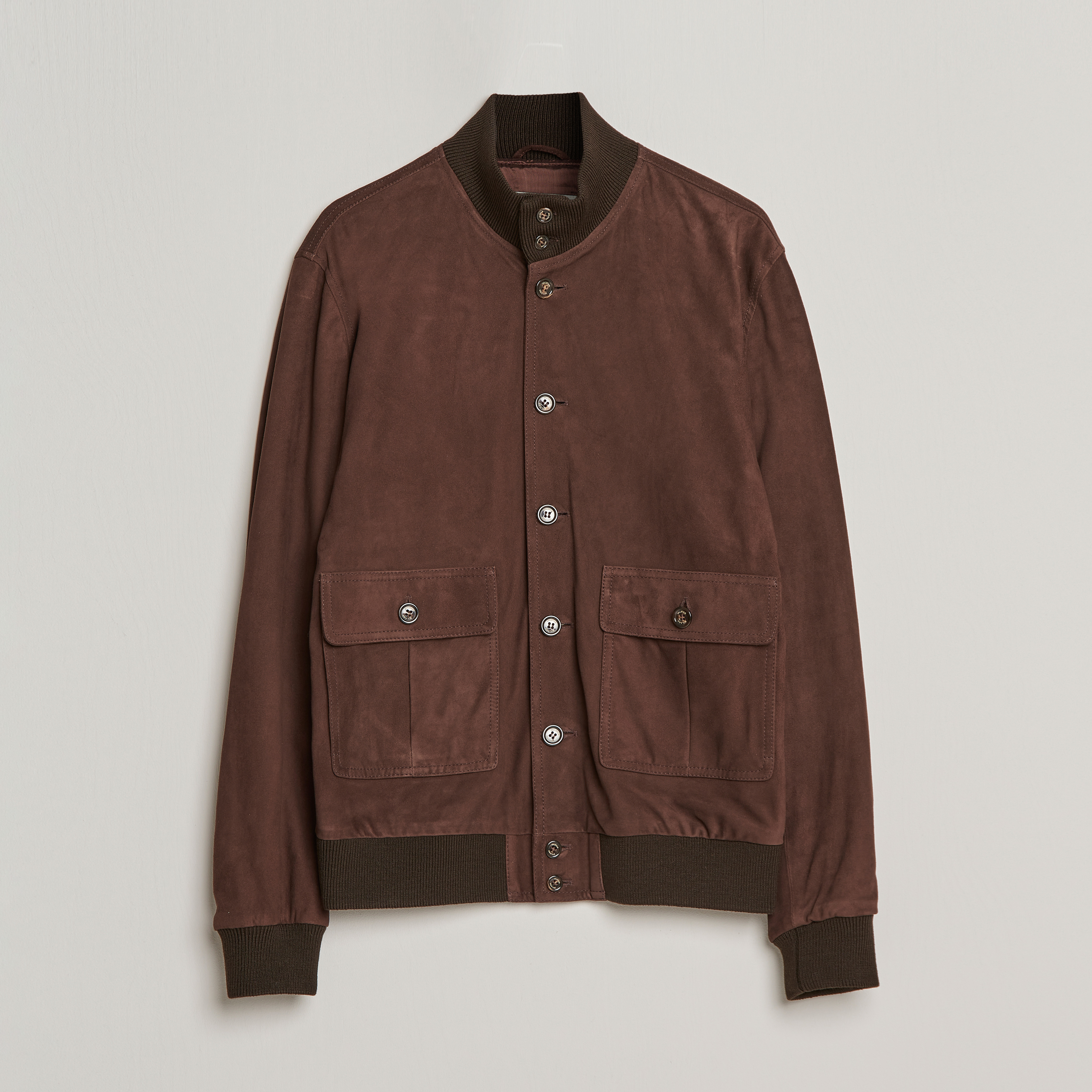 Valstar Valstarino Suede Jacket Dark Brown at CareOfCarl.com