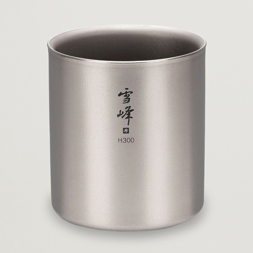  peak✽ Ti-Double Wall 300 Mug×2 Titanium Double Wall 300 Mug - Ultralight Titanium Camping