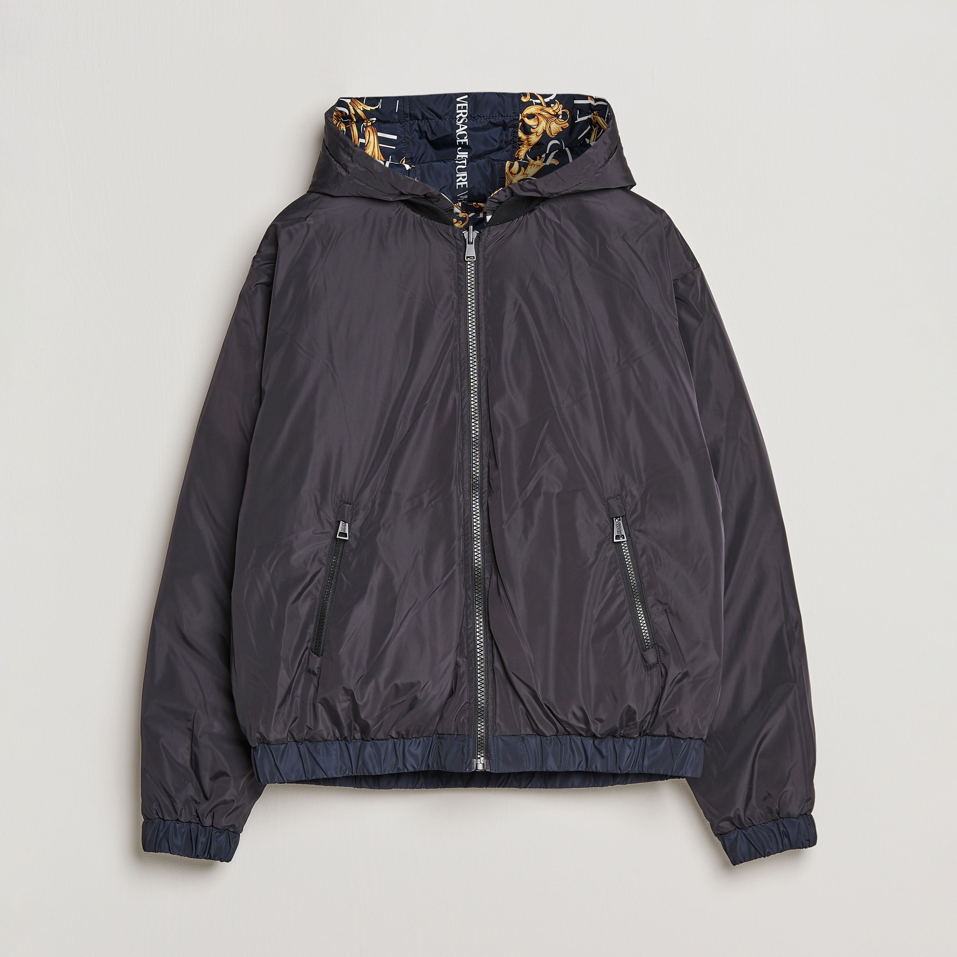 Versace Jeans Couture Reversible Bomber Jacket Black at CareOfCarl.com