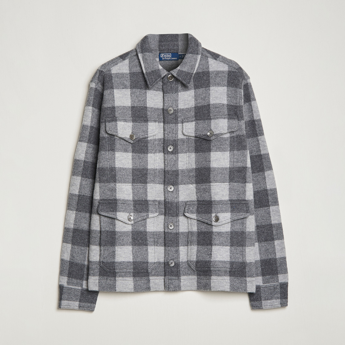 OVERSHIRT CHECKED WOOLEN JACKET