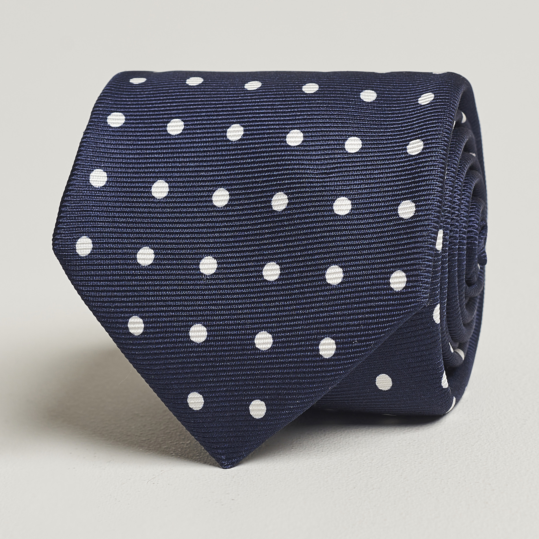 Stanley Ipkiss Dotted Silk Necktie - 100% Silk, 3.5" Wide X 56" Long, Adult Size For Everyday Or Costume Wear - View #3