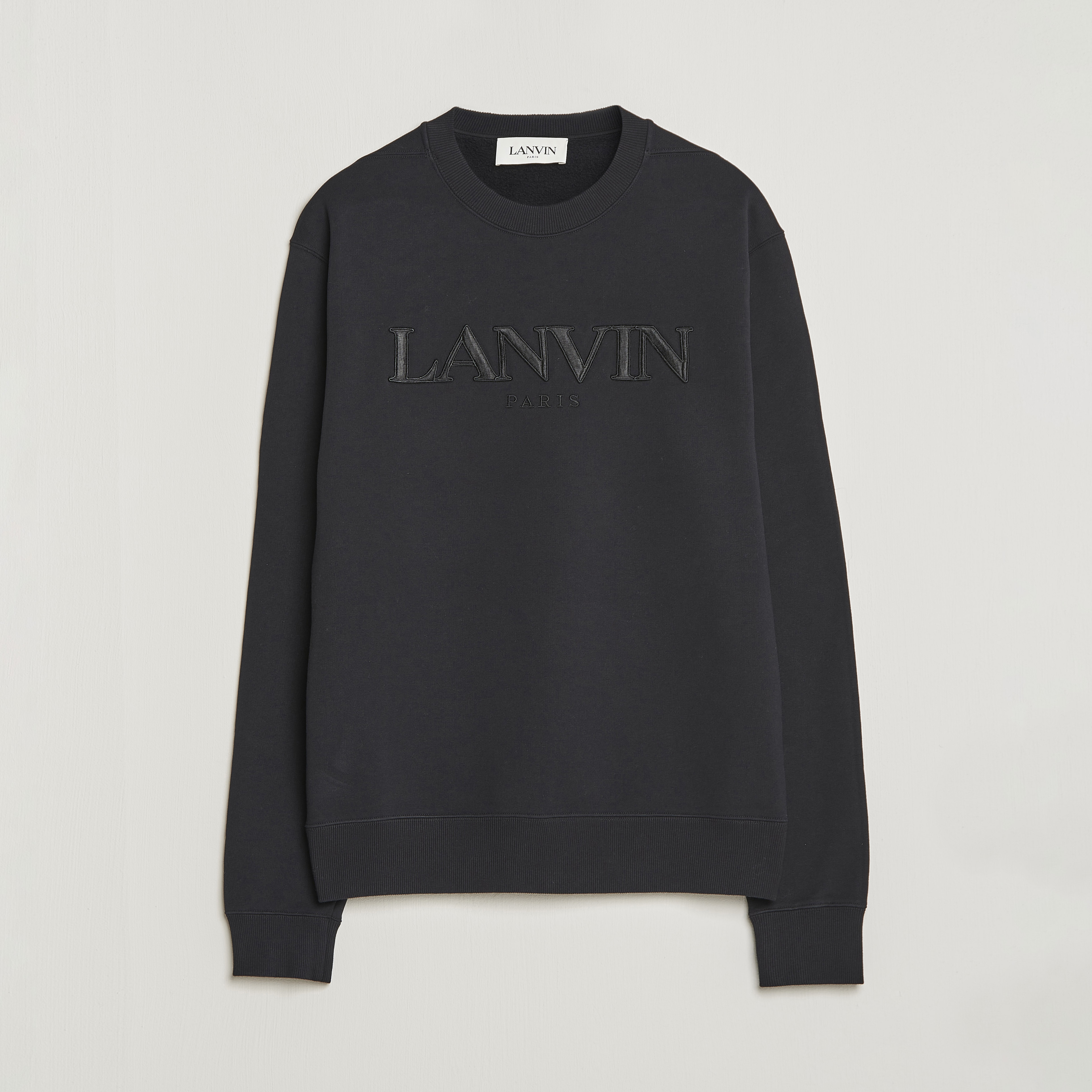 Lanvin Black Cotton Sweatshirt