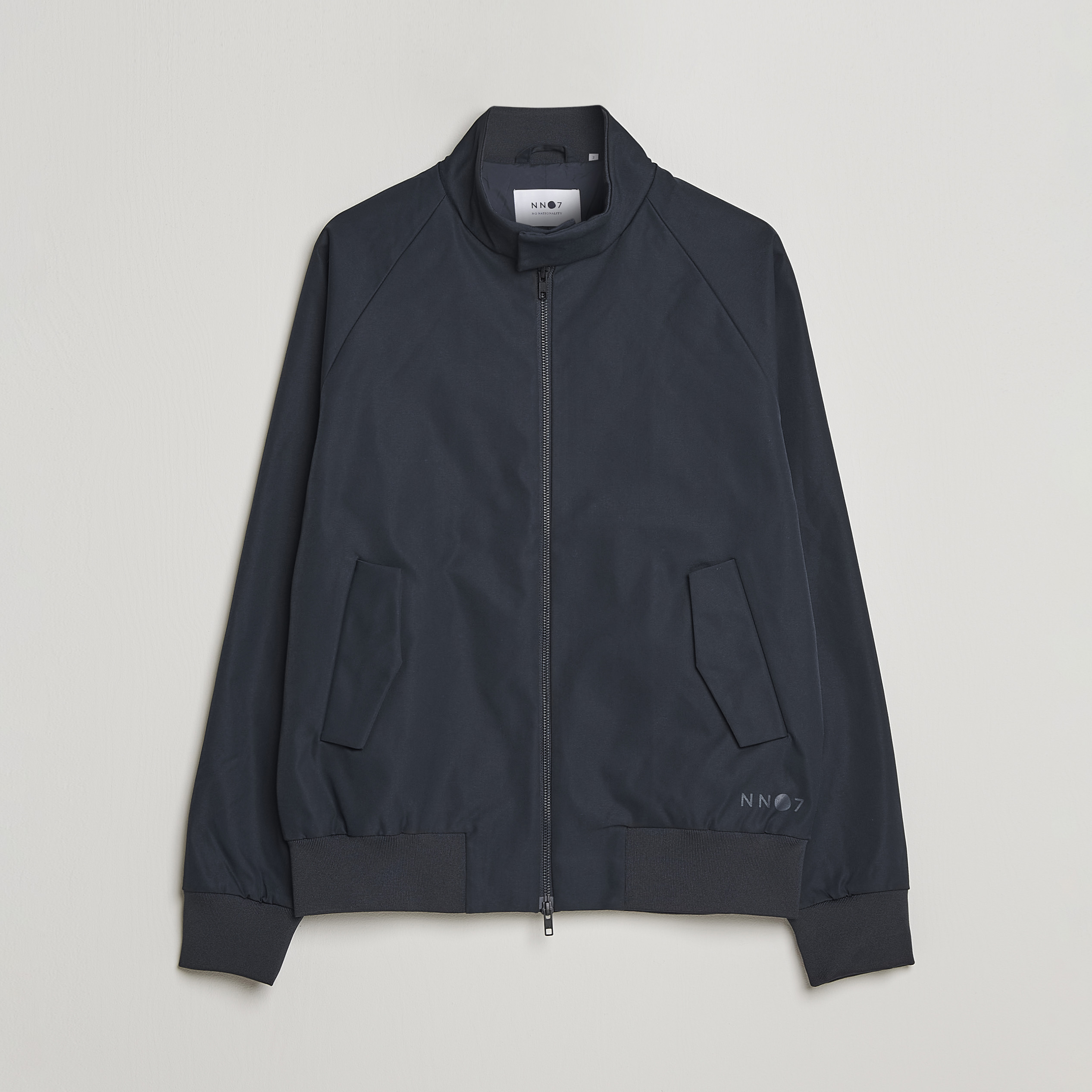 NN07 Dawson Light Harrington Jacket Navy Blue at