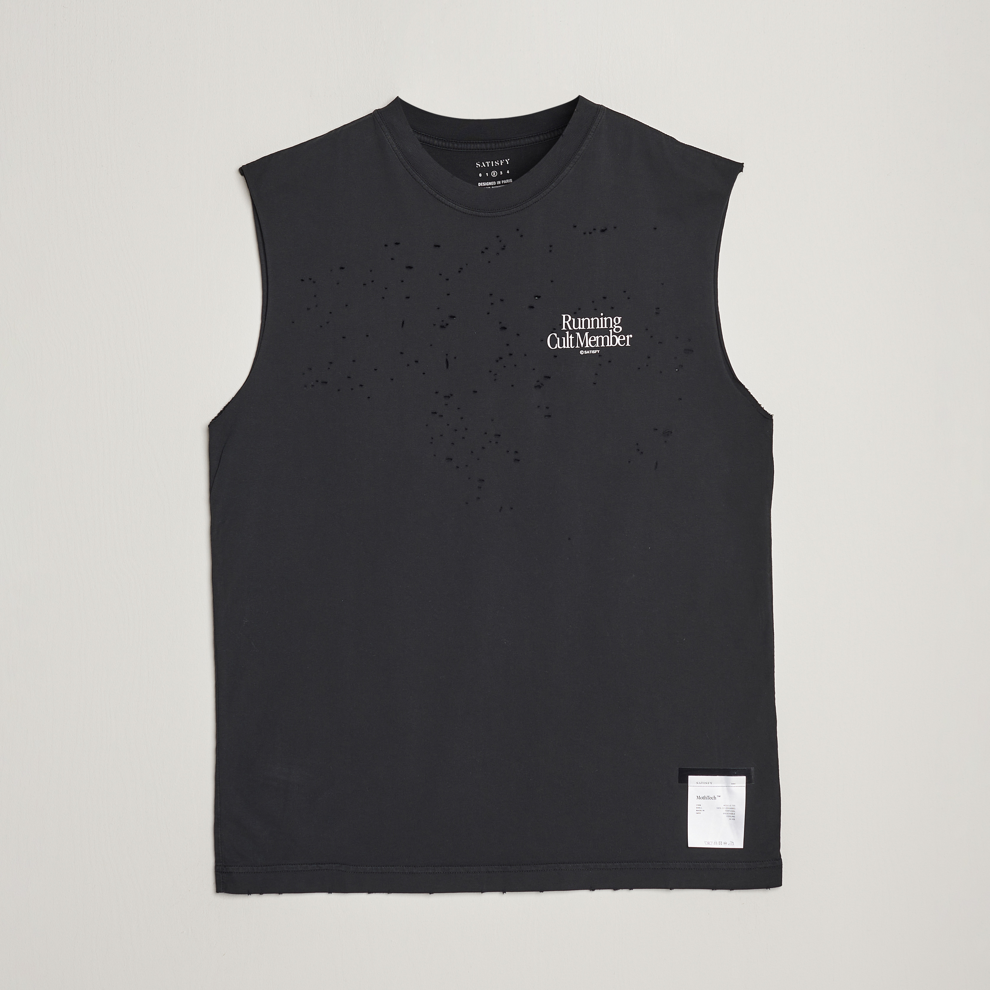 SATISFY RUNNING MothTech Muscle Tee サイズS MothTech™ Muscle Tee – SATISFY