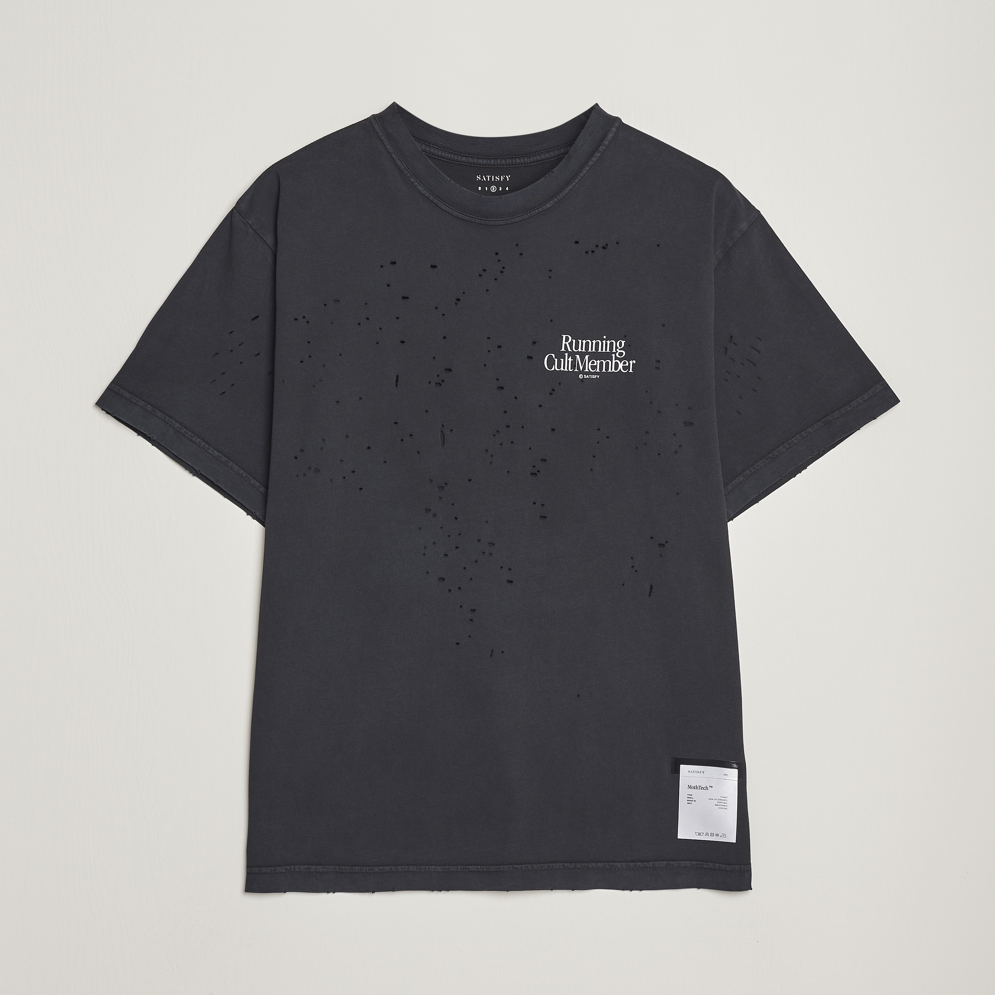 Satisfy MothTech T-Shirt Black at CareOfCarl.com