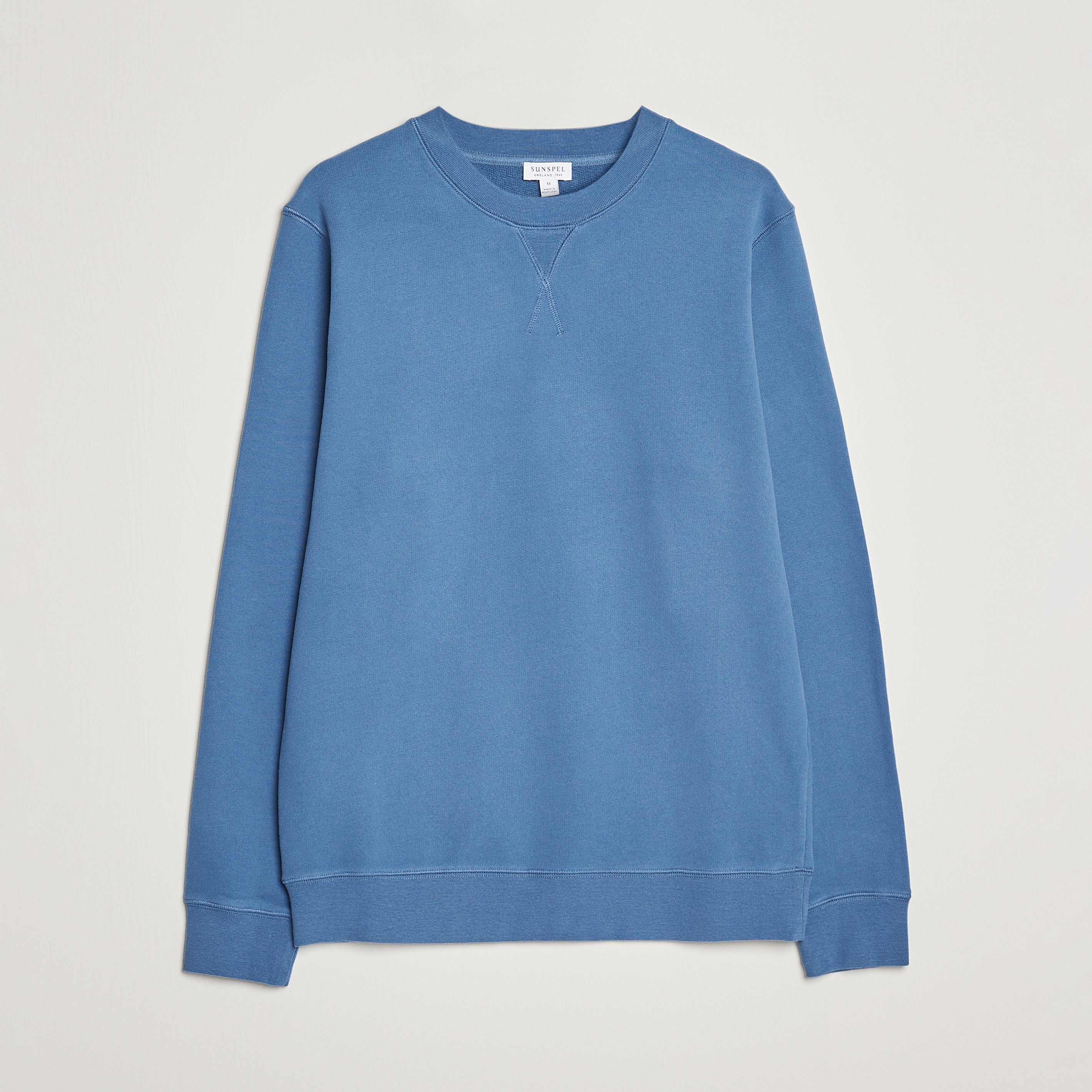 Sweatshirt Sunspel Loopback Gris Chiné – Taille S (42) – Neuf Avec Petit Défaut – Style Confortable Et Intemporel