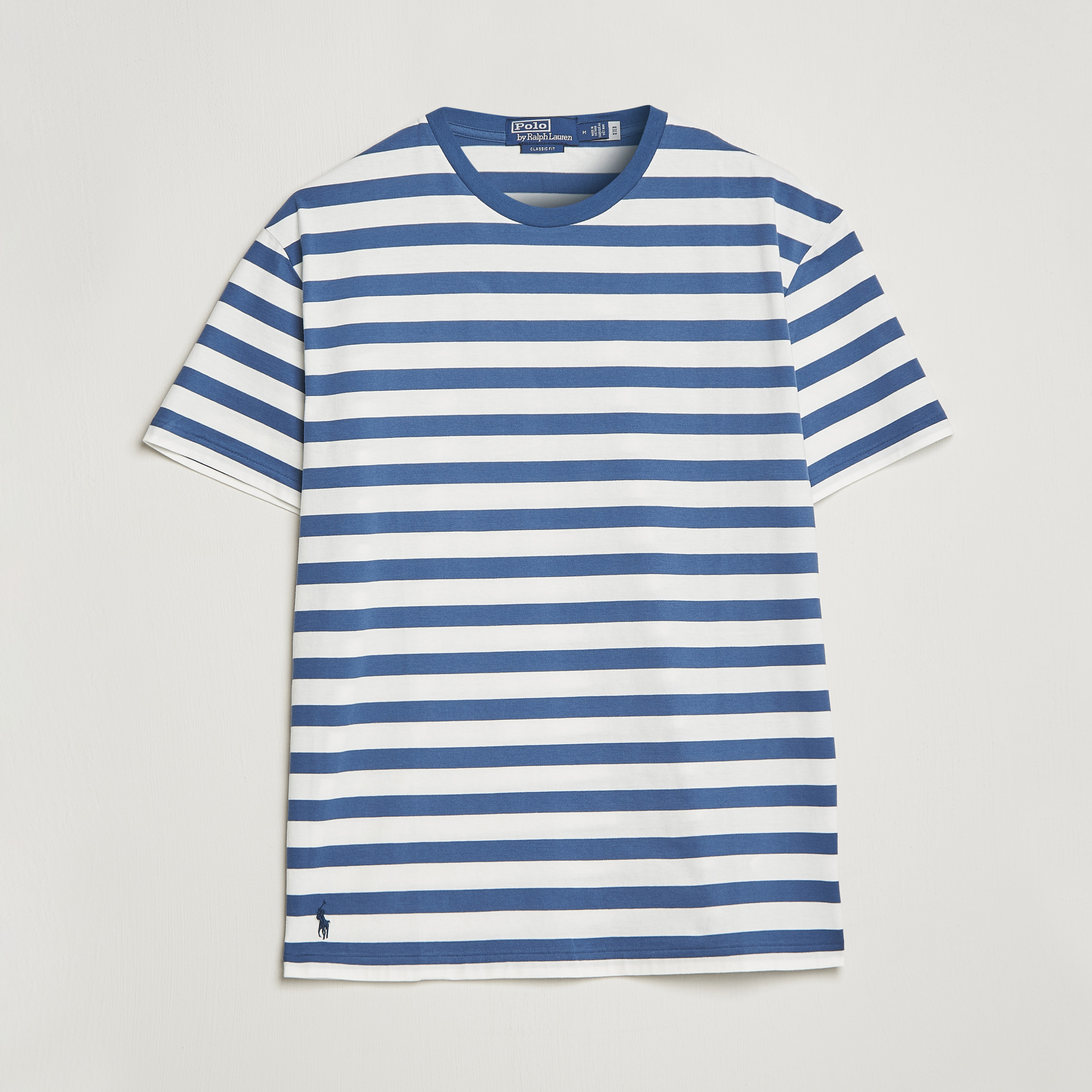 Ralph lauren blue and white t shirt Clearance