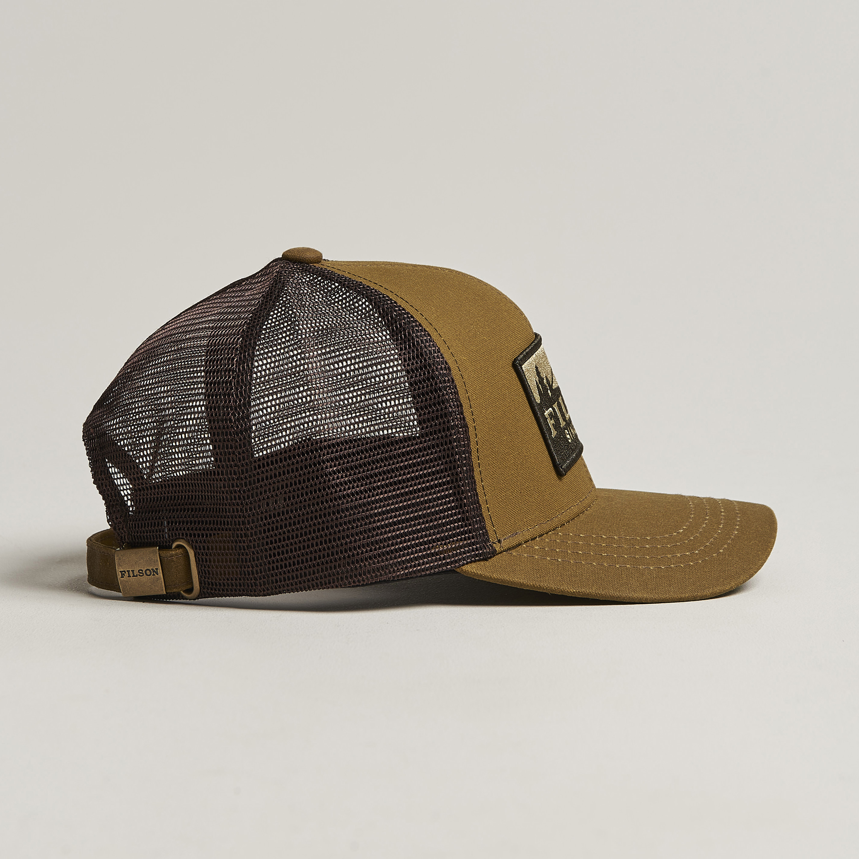 Filson Logger Mesh Cap Dark Tan At 