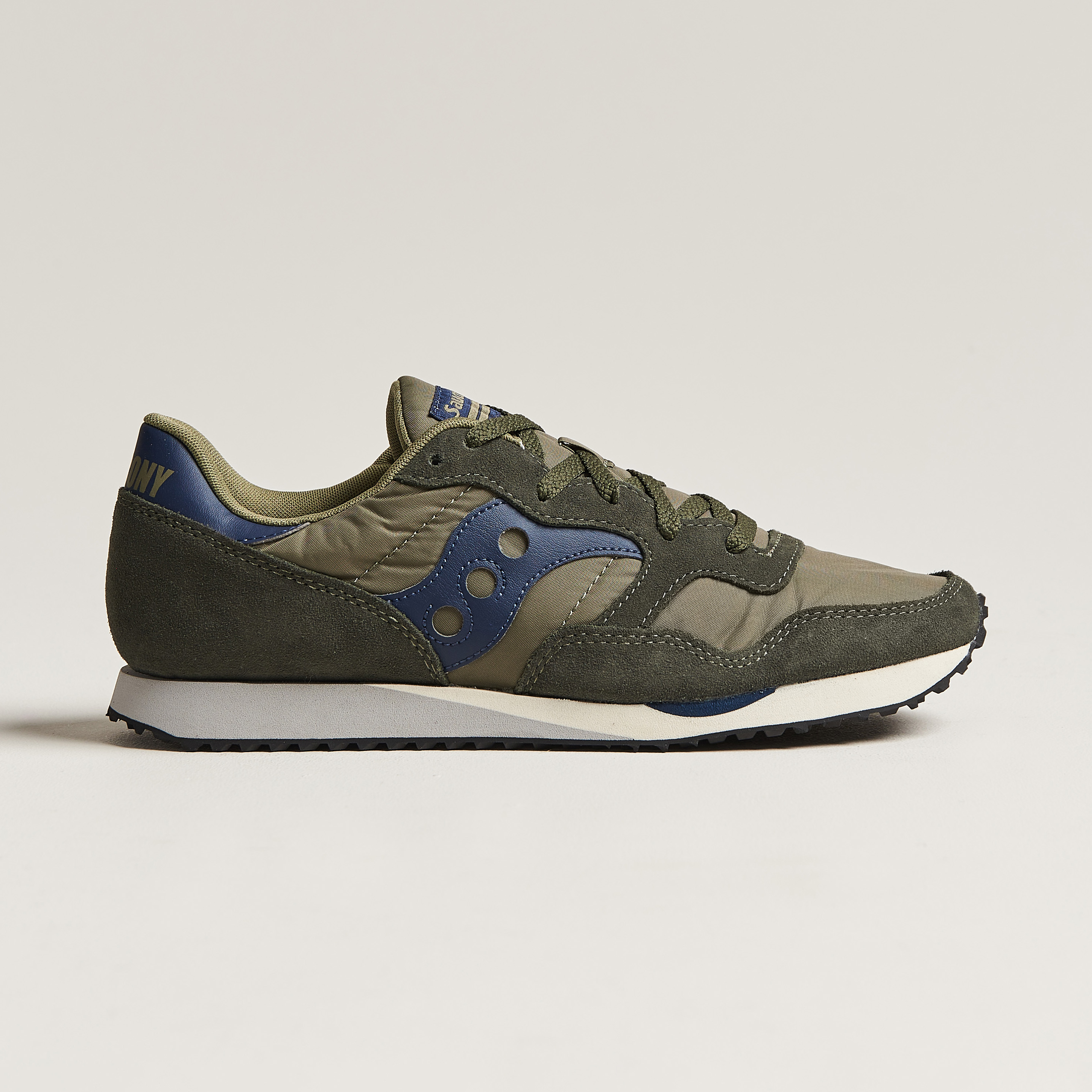 Saucony DXN Trainer Sneaker Green/Navy at CareOfCarl.com