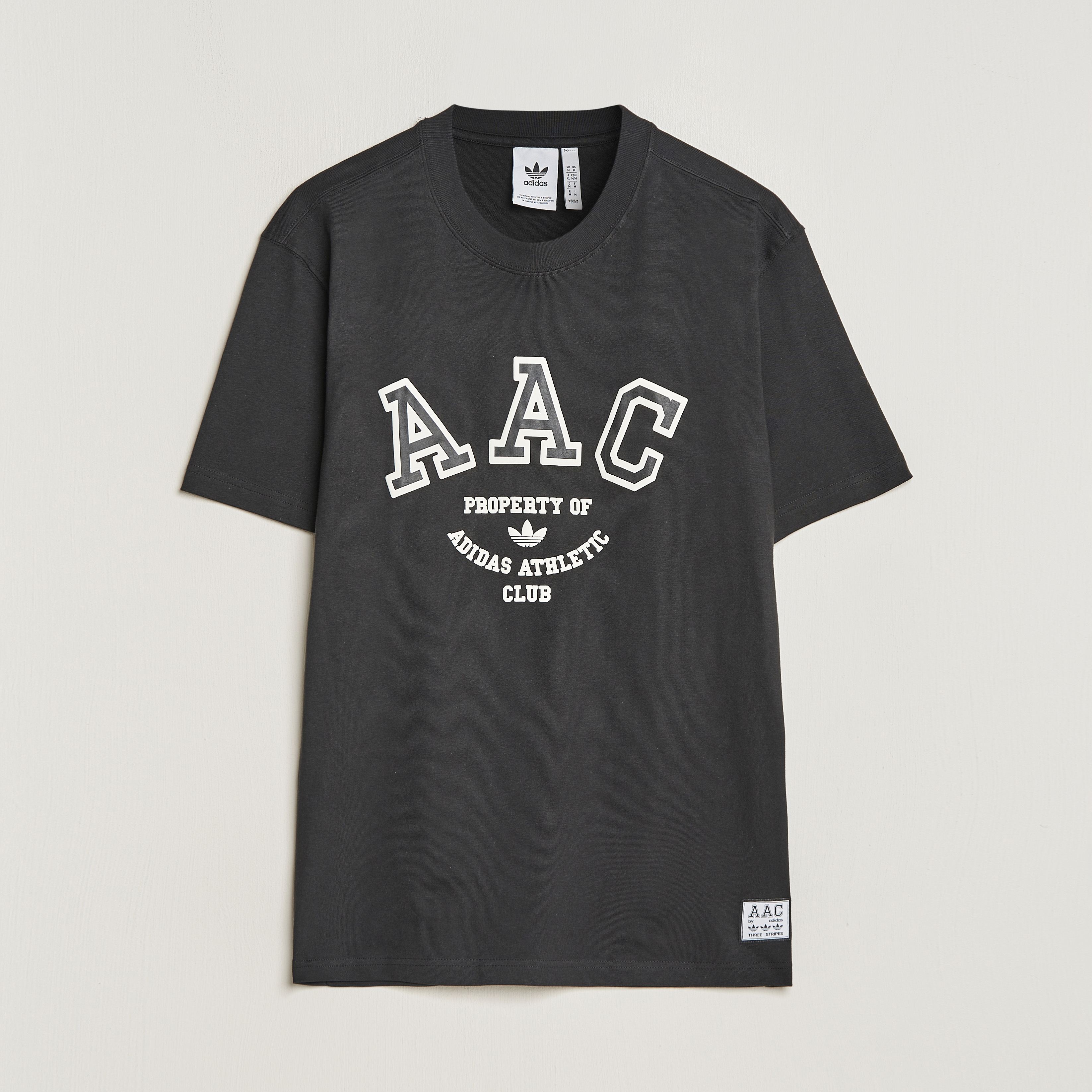 adidas Originals Hack Logo Crew Neck T-Shirt Black at CareOfCarl.com