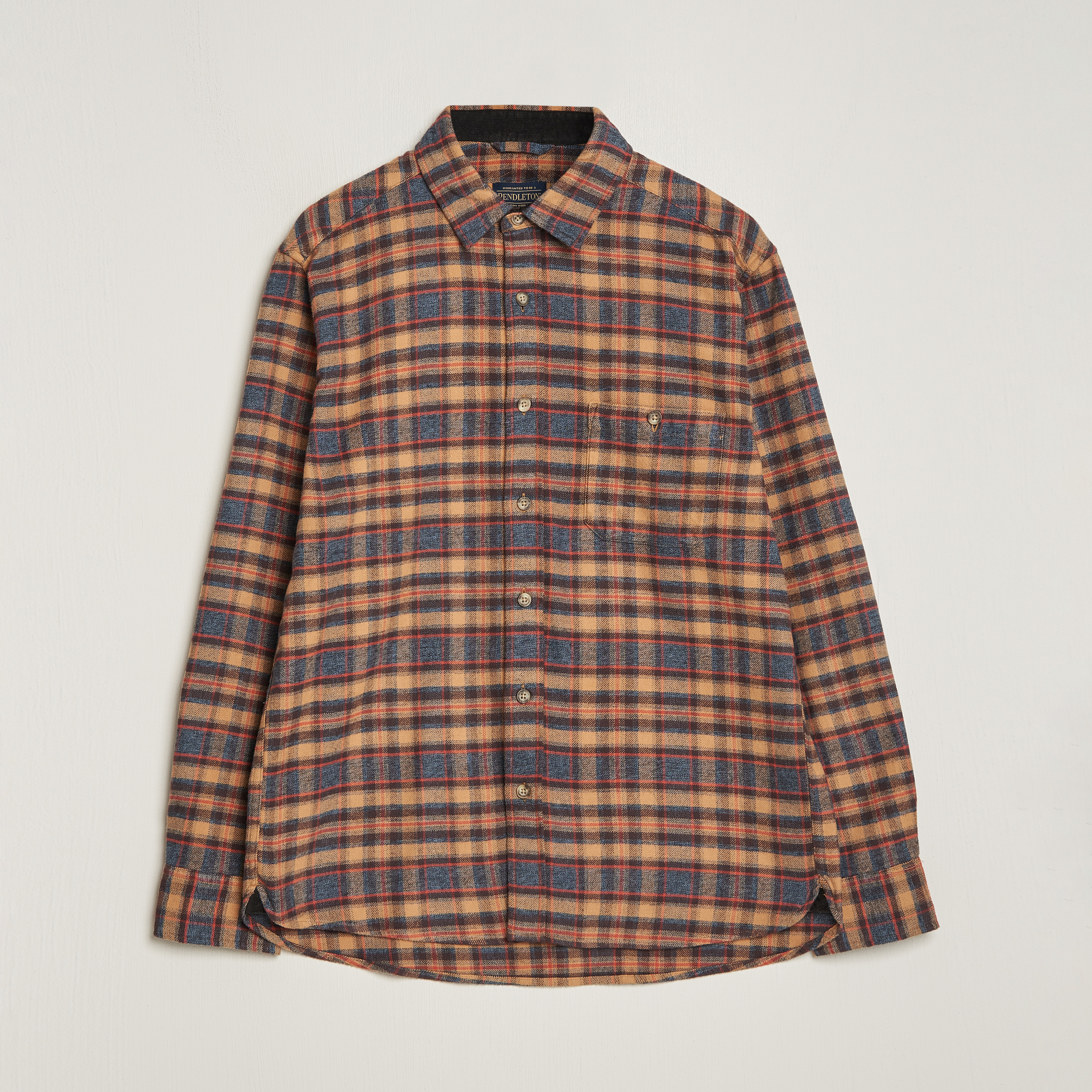 Pendleton Fremont Flannel Shirt Brown/Black at CareOfCarl.com