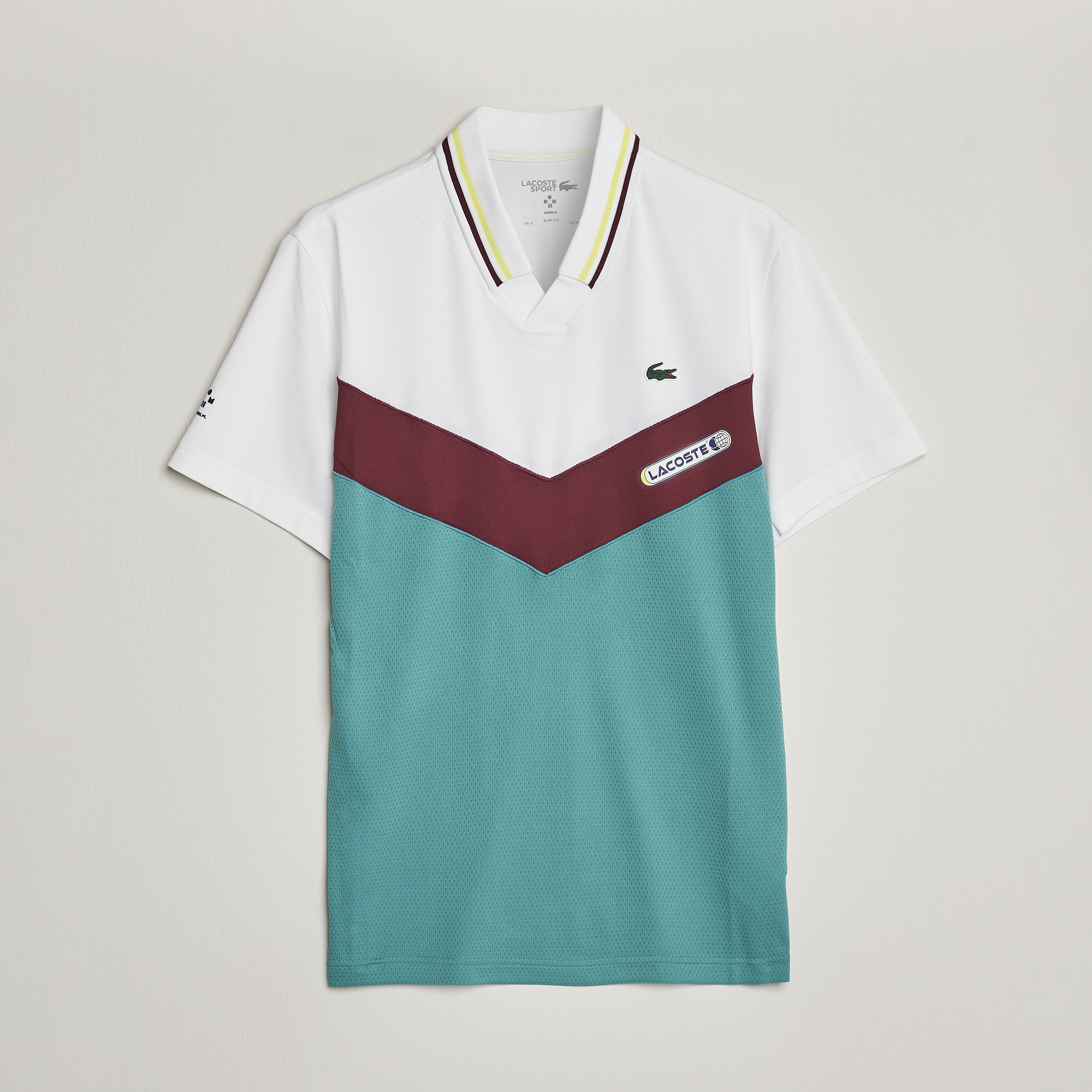 Temperate ghost end point Lacoste Sport Tennis Performance Polo Multi at CareOfCarl.com