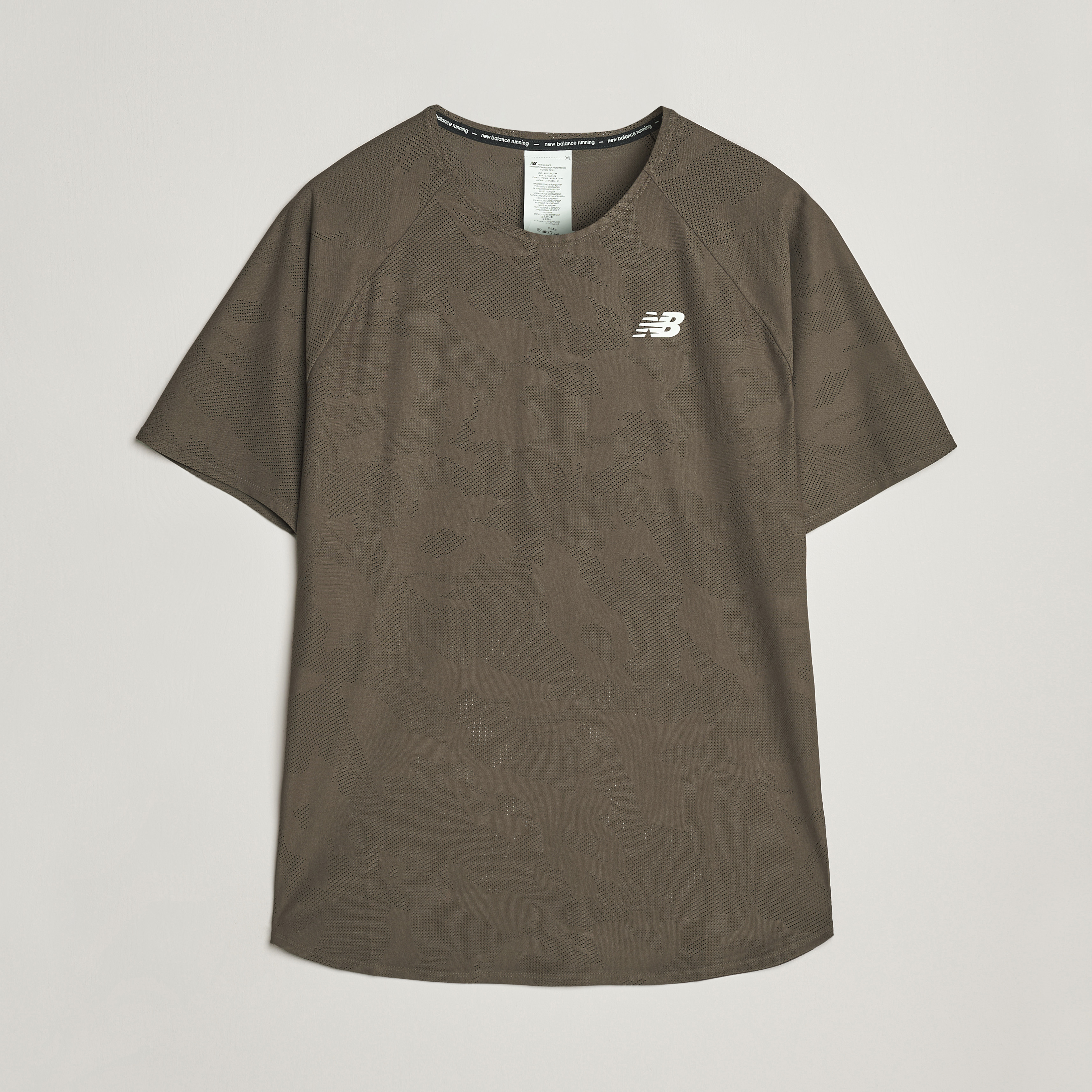 [Überraschender Preis] New Balance Running Dark Q Speed T-Shirt Mushroom at Jacquard