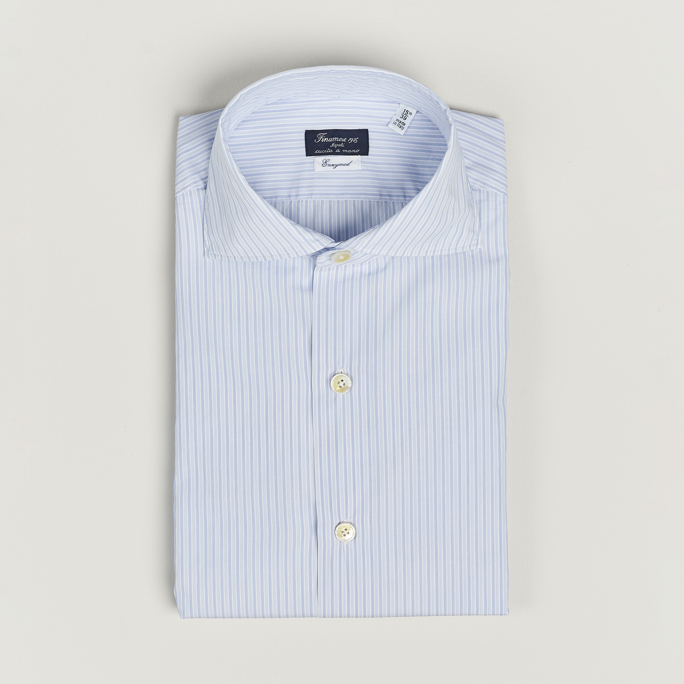 Finamore White Cotton Dress Shirt main image 1