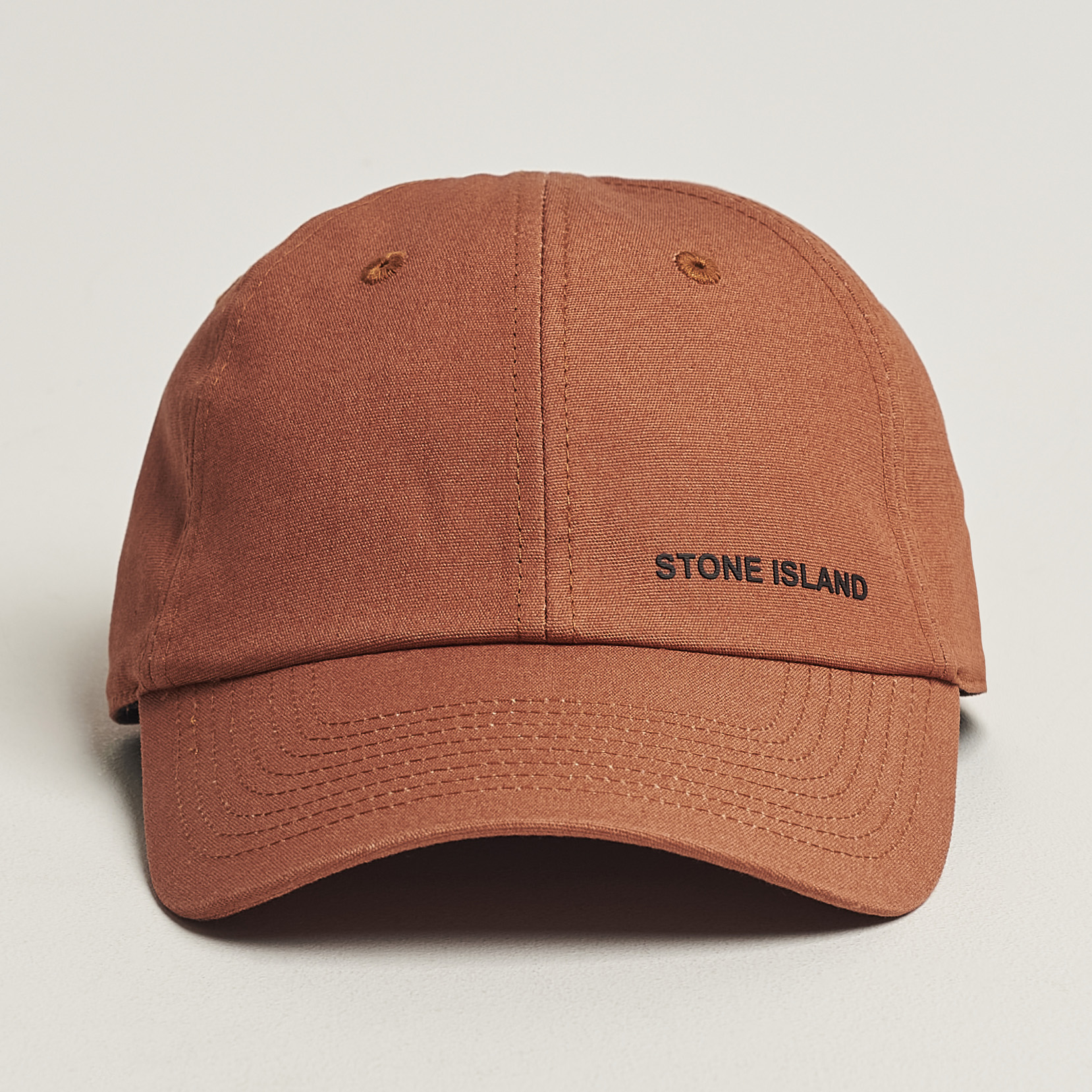 Stone Island Small Logo Cap Rust at CareOfCarl.com