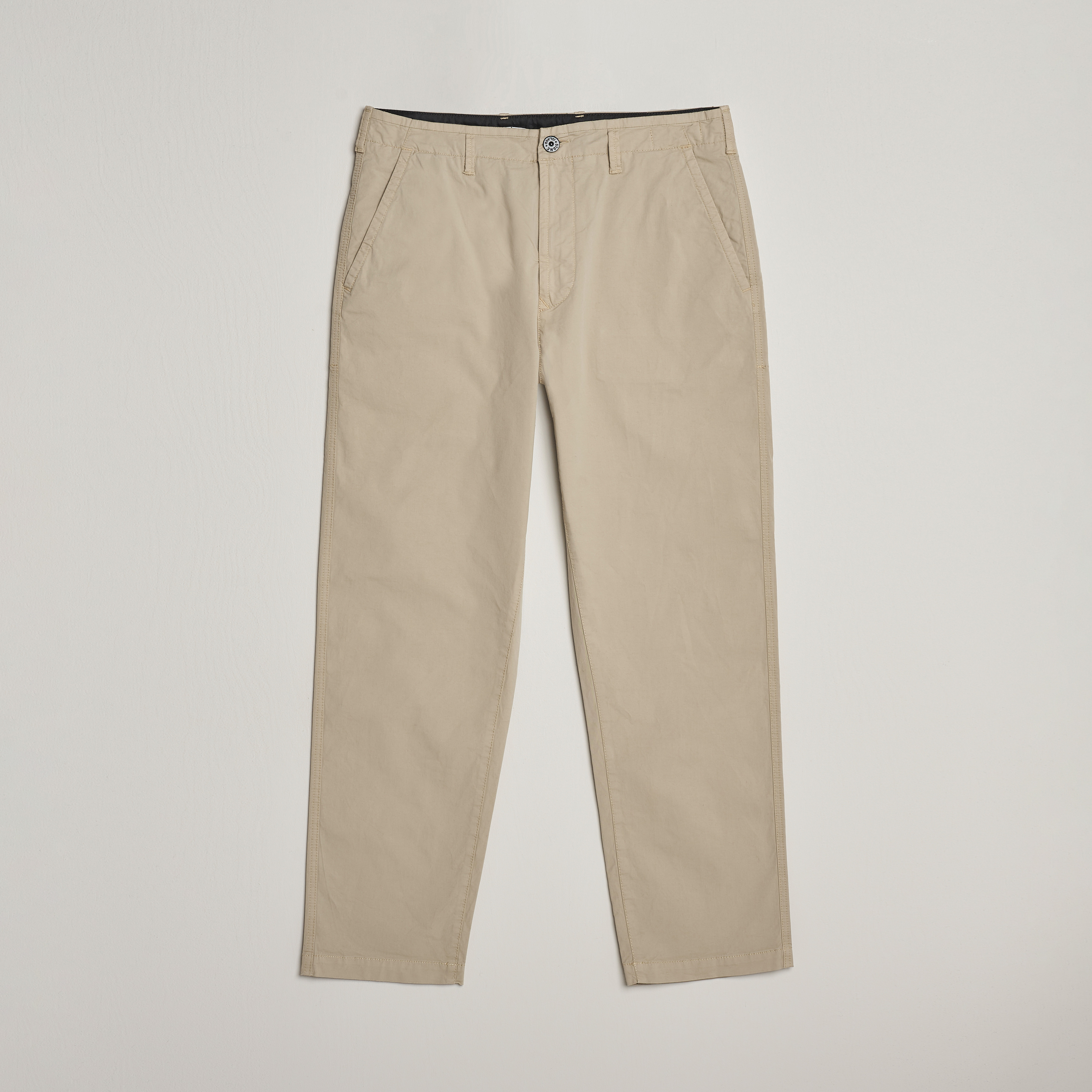 Stone Island Supima Cotton Twill Stretch Pants Sand at CareOfCarl.com