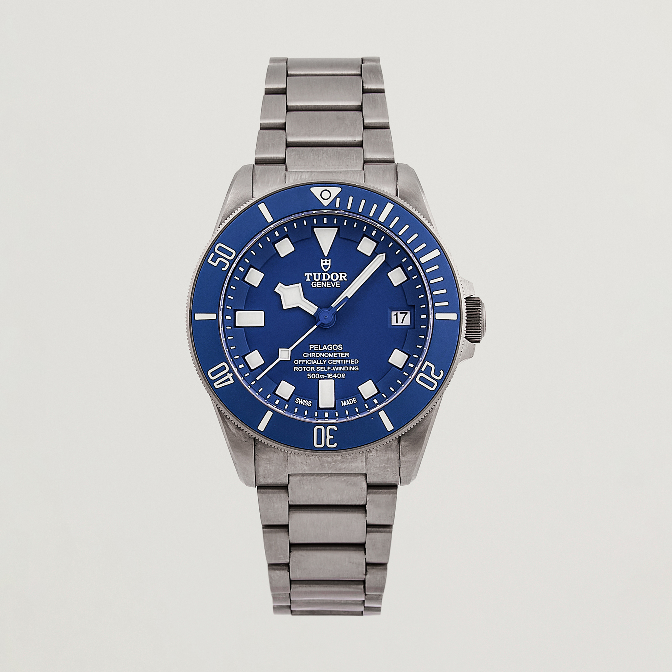 Tudor Pre-Owned Pelagos 25600TB Silver at