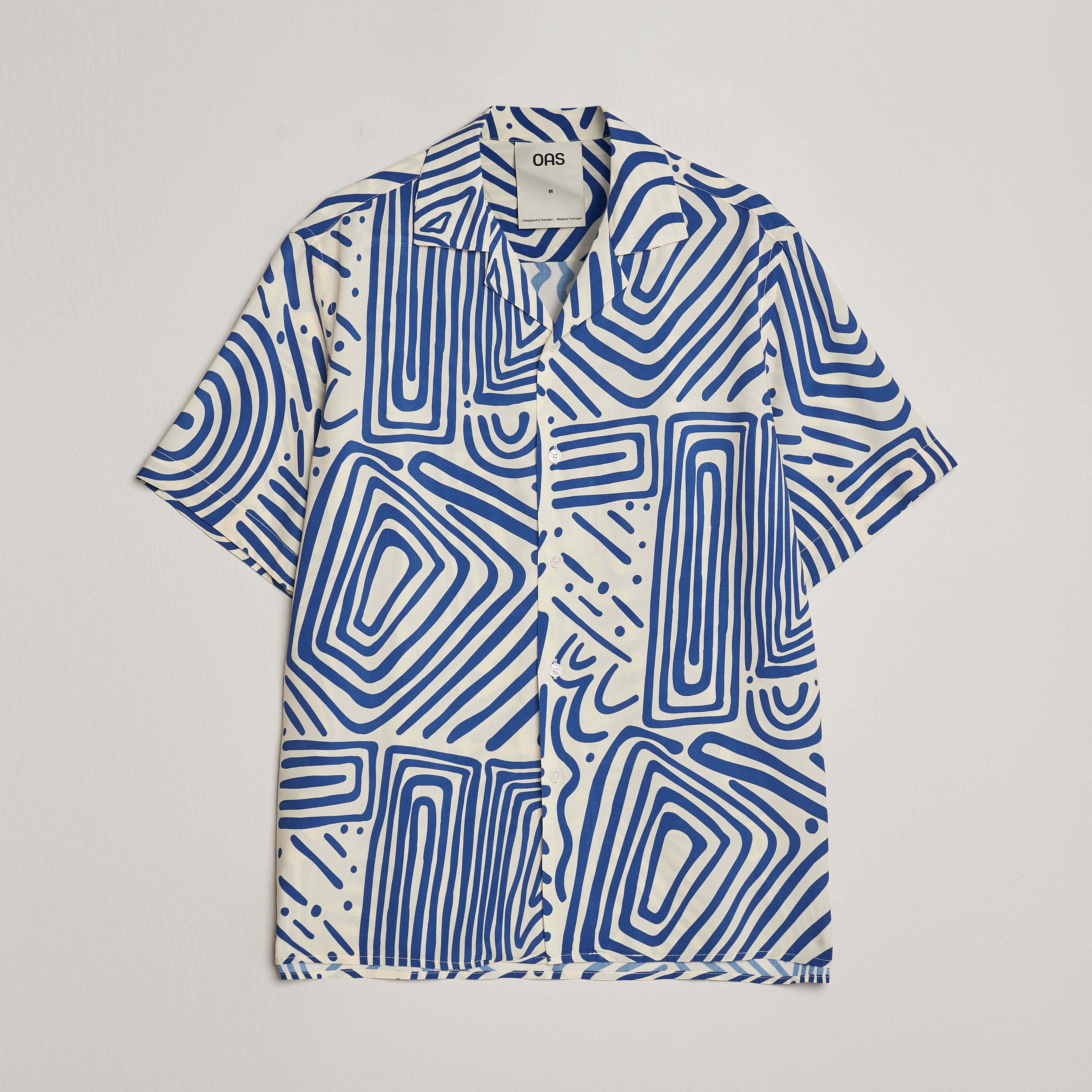 OAS Viscose Resort Short Sleeve Shirt Eldovado at CareOfCarl.com 