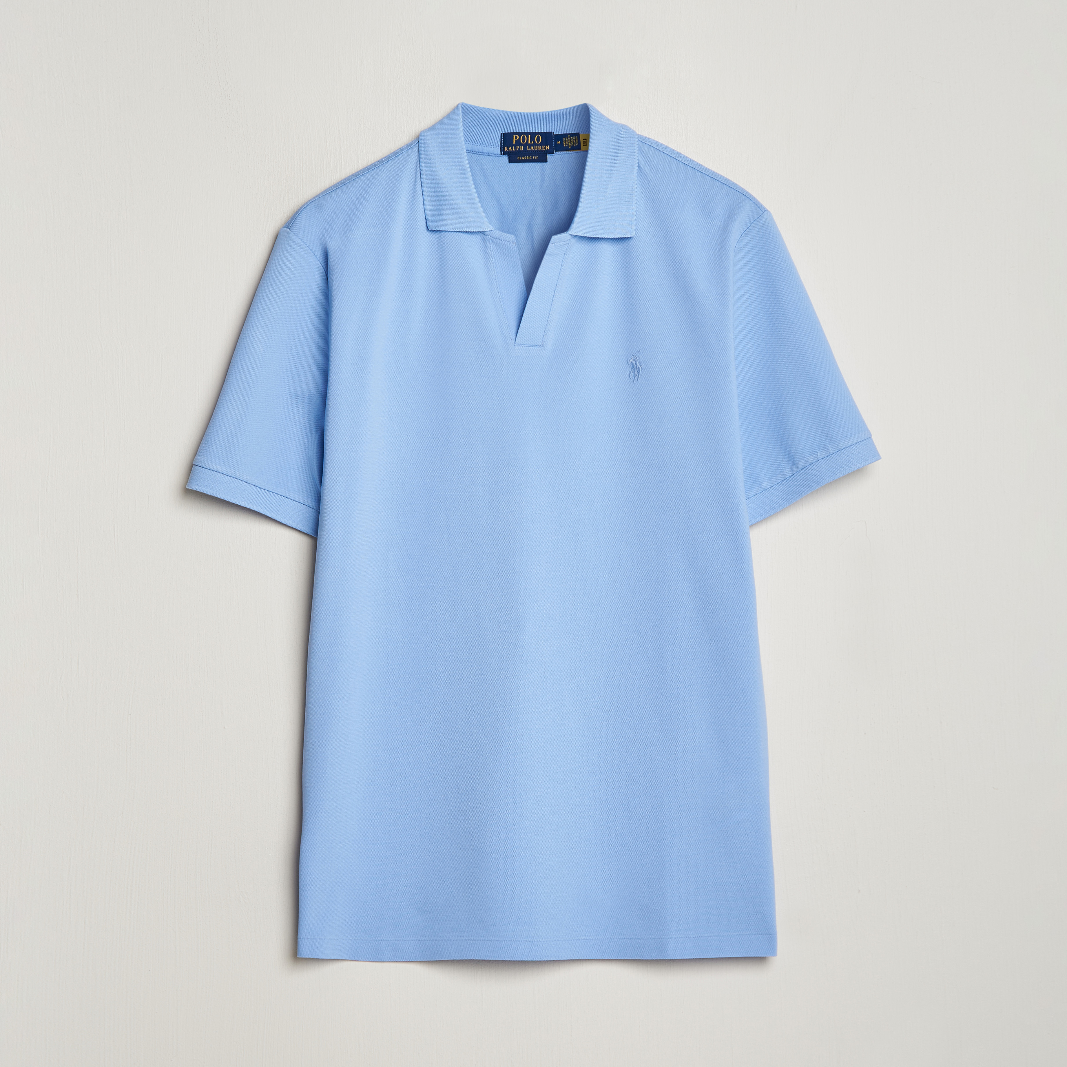 Polo Ralph Lauren Classic Fit Open Collar Stretch Polo Austin Blue