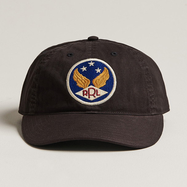 RRL Garment Dyed Ball Cap Black at CareOfCarl.com
