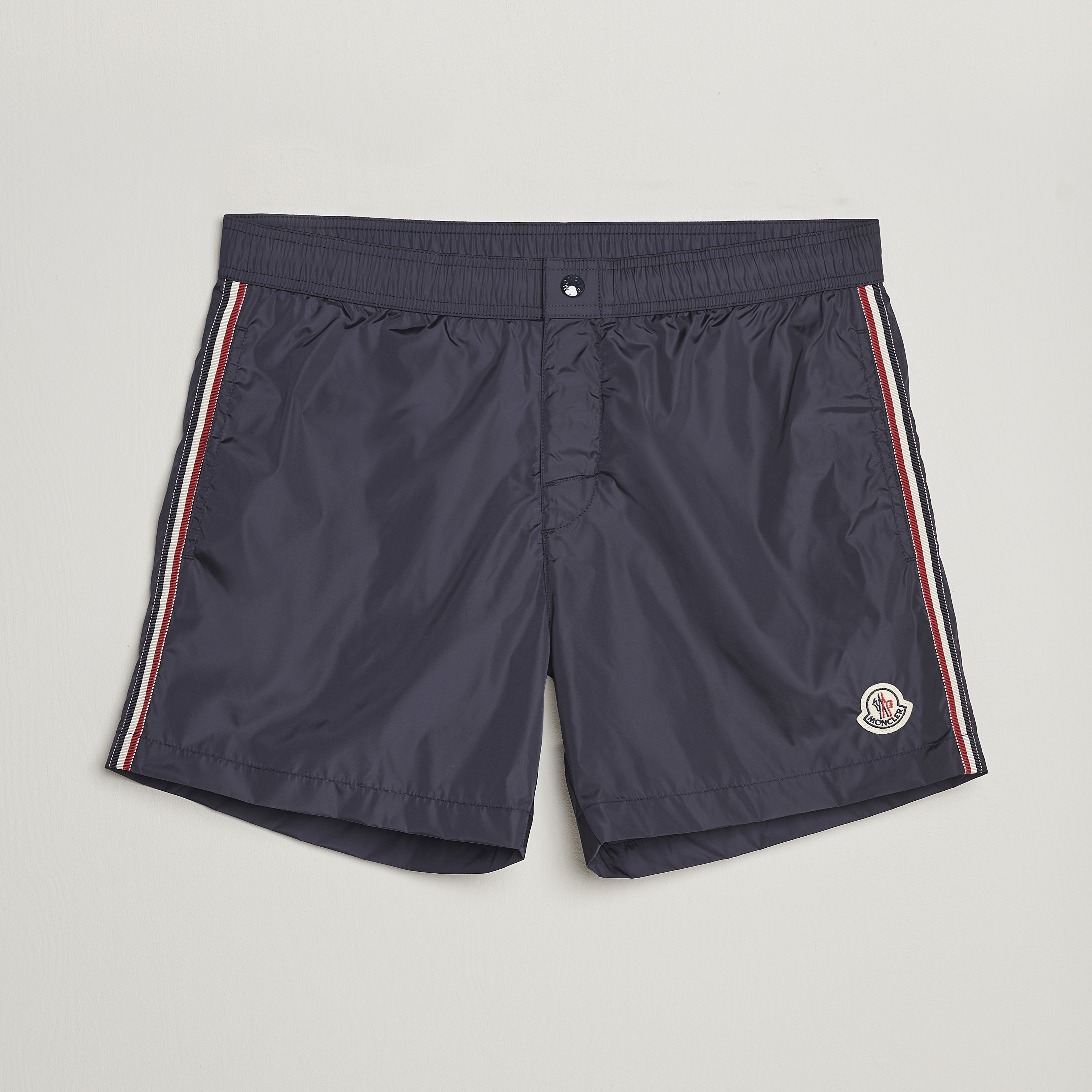 Moncler Nylon Swim Shorts Navy at CareOfCarl.com
