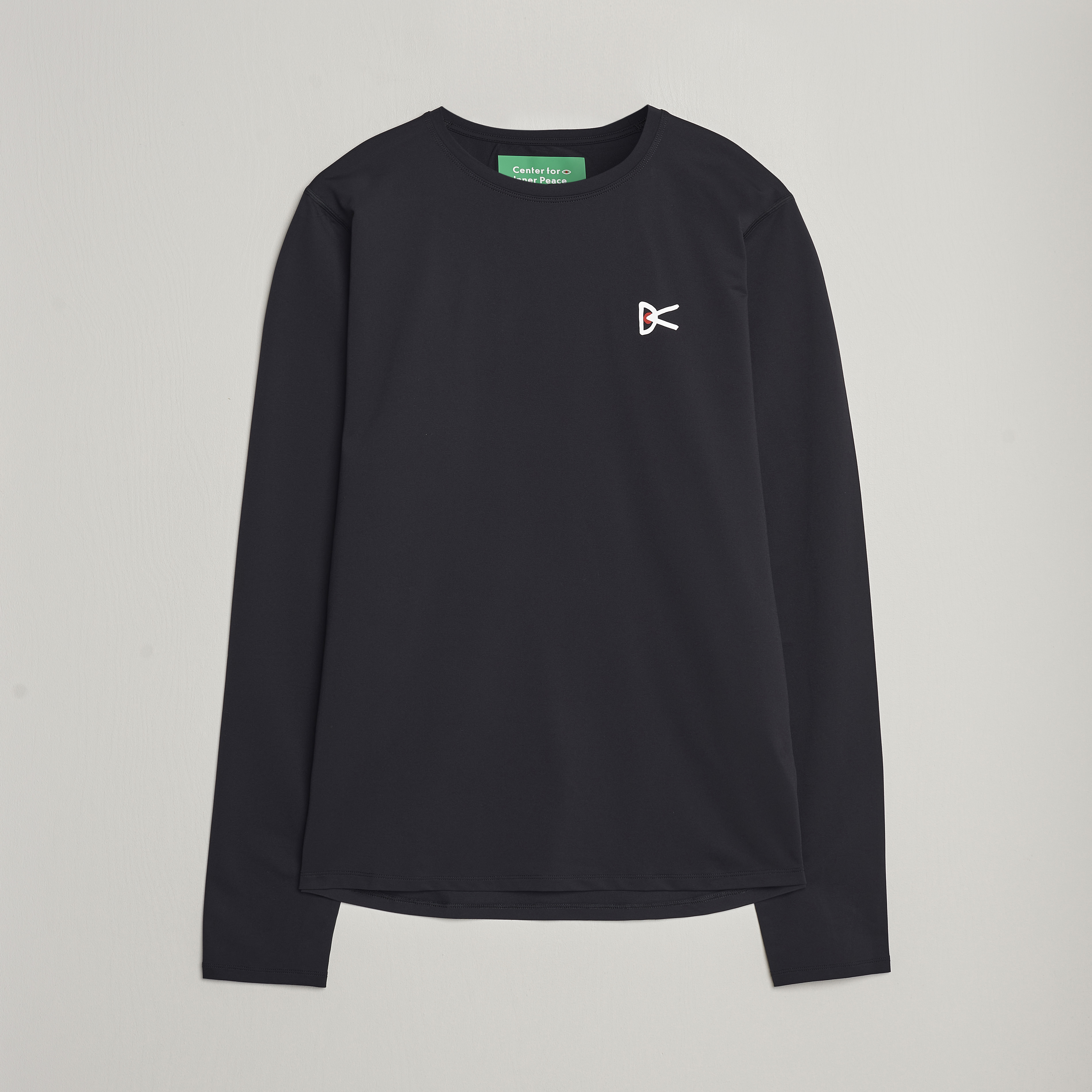 希少　district vision ランニングウェア　長袖T 黒　XL District Vision Lightweight Long Sleeve T-Shirt Black at