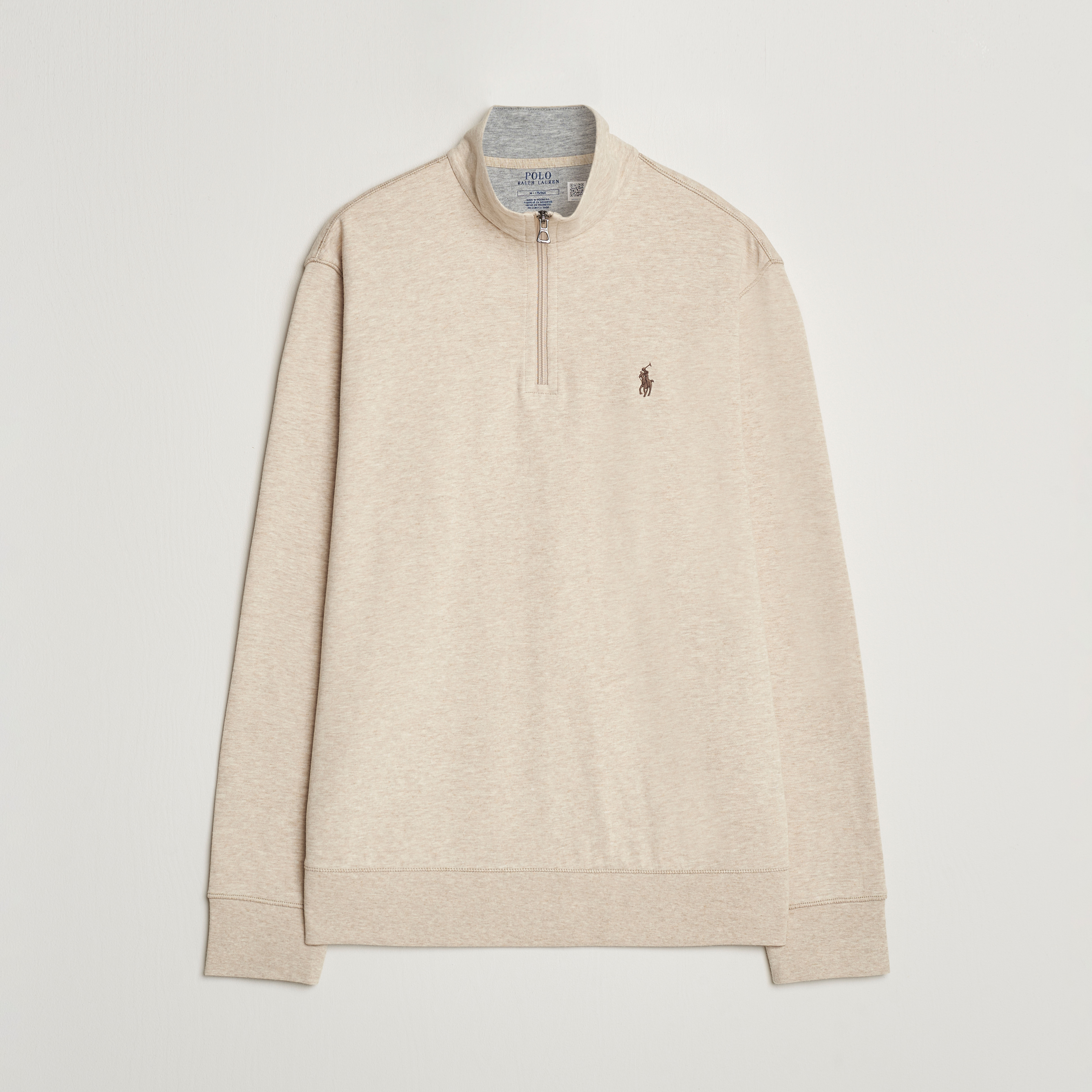 Polo Ralph Lauren Tech Double Knit Half Zip Expedition Dune