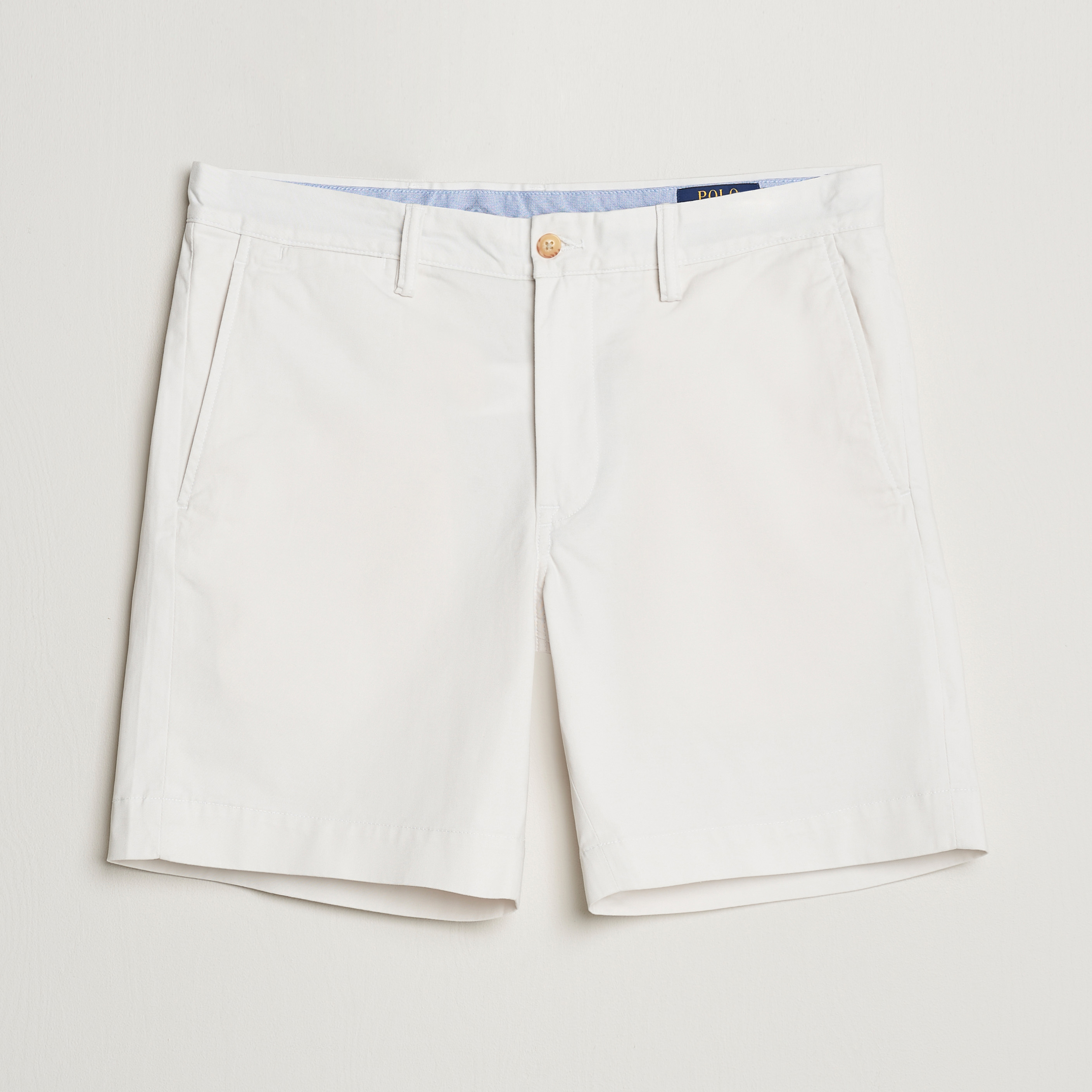 Polo Ralph Lauren Tailored Slim Fit Shorts Deckwash White at CareOfCarl.com