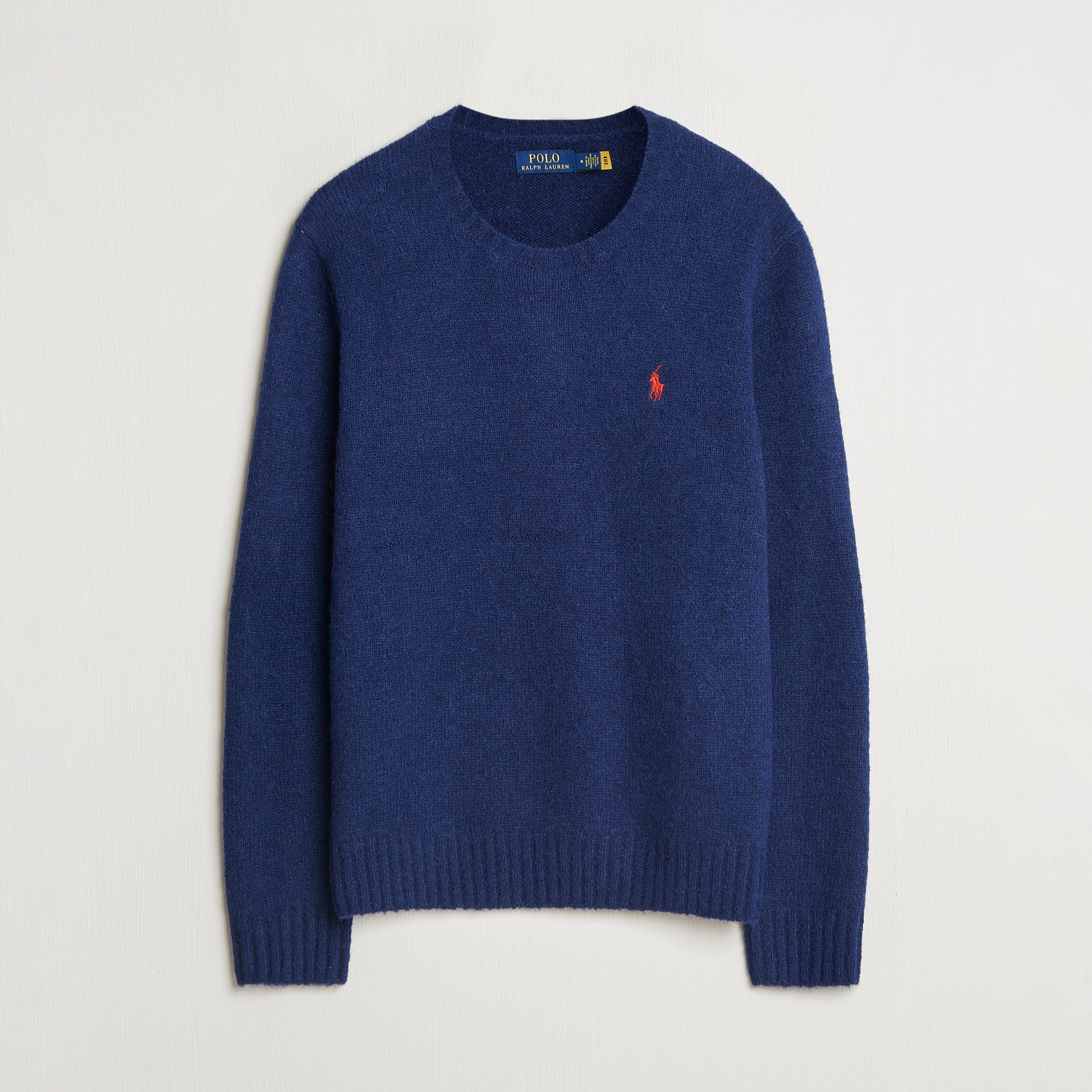 Polo Ralph Lauren Alpaca Crew Neck Sweater Bright Navy at - Main Image