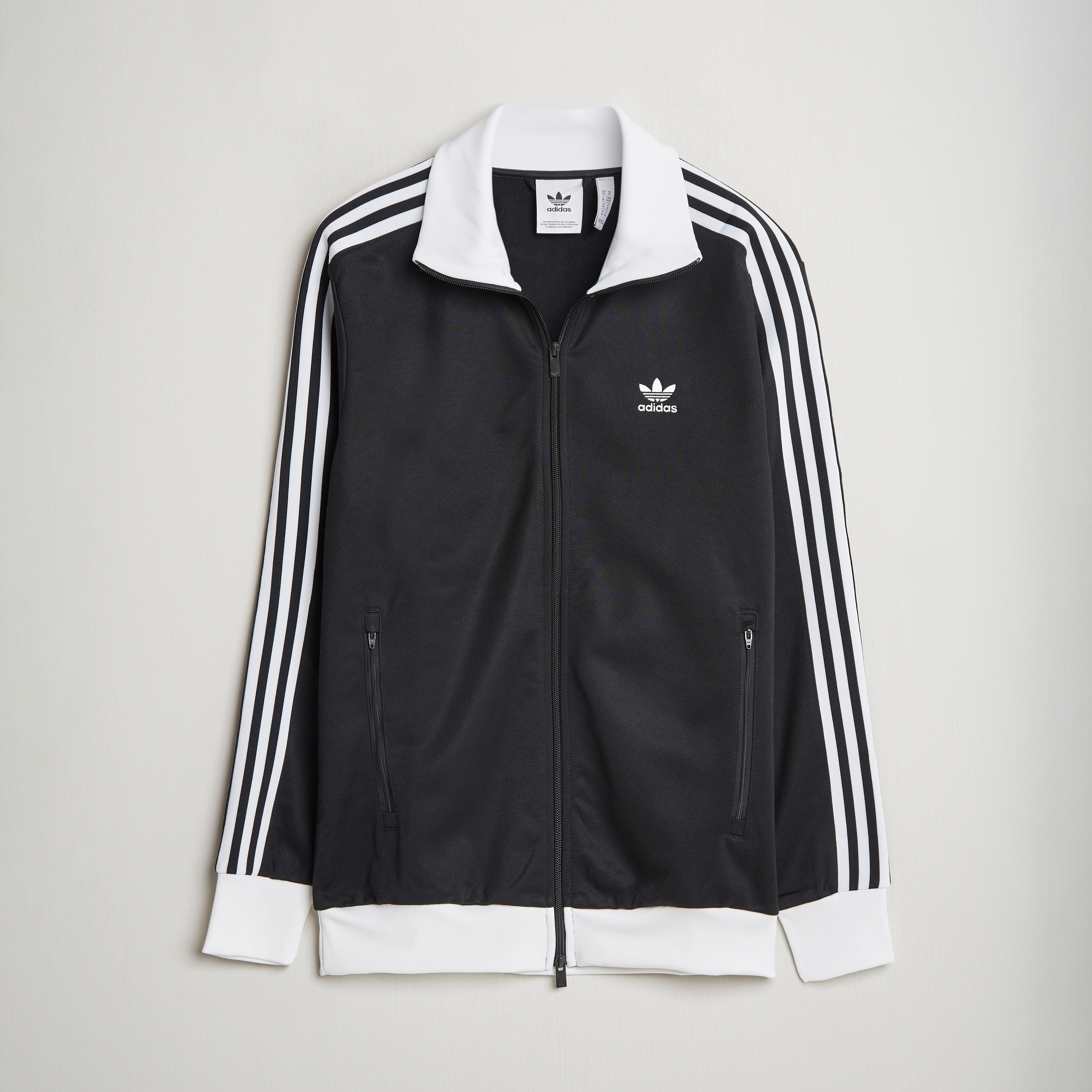 adidas Originals Classic Track Jacket Black at CareOfCarl.com
