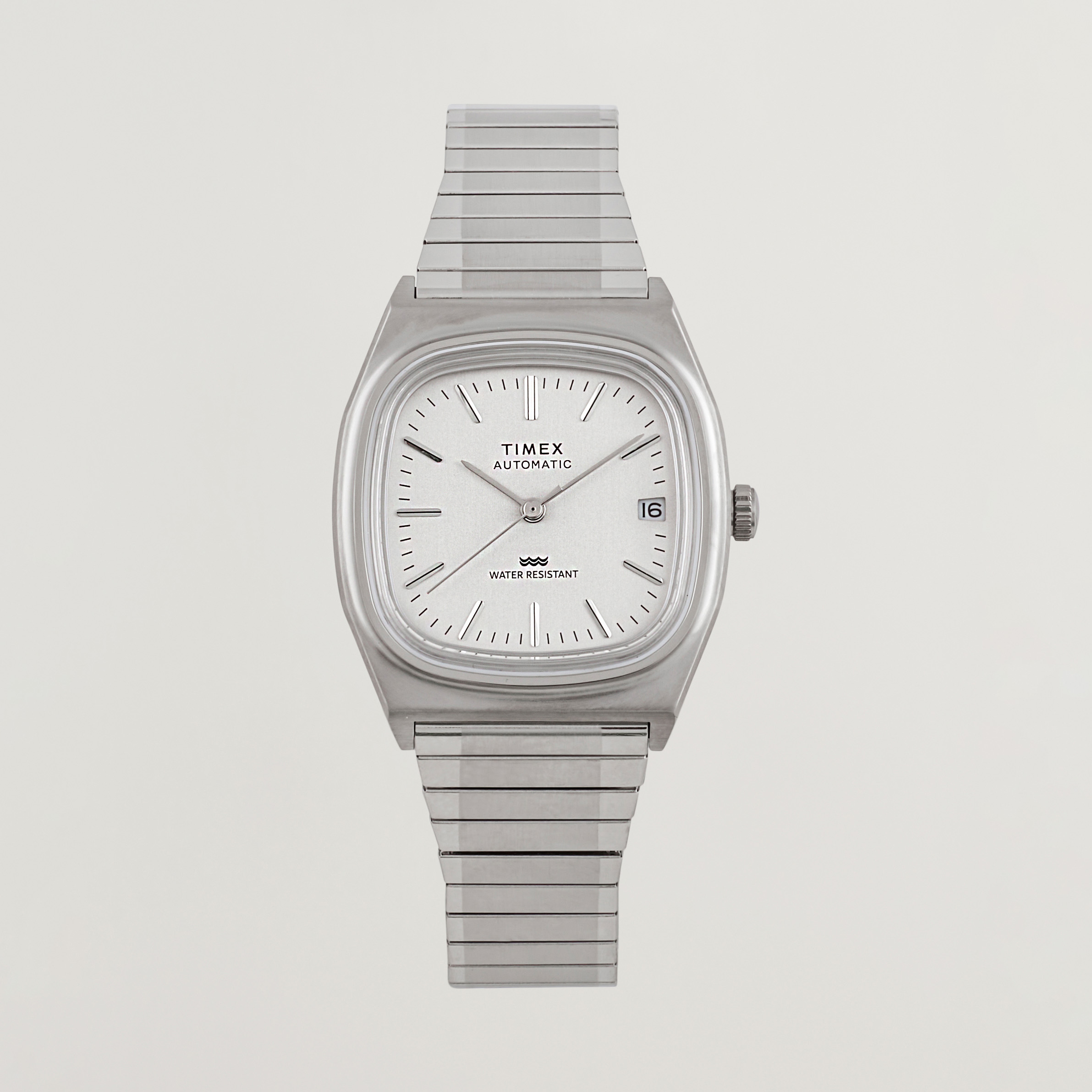 Timex 1983s Automatic Reissue 34mm White Dial at CareOfCarl.com