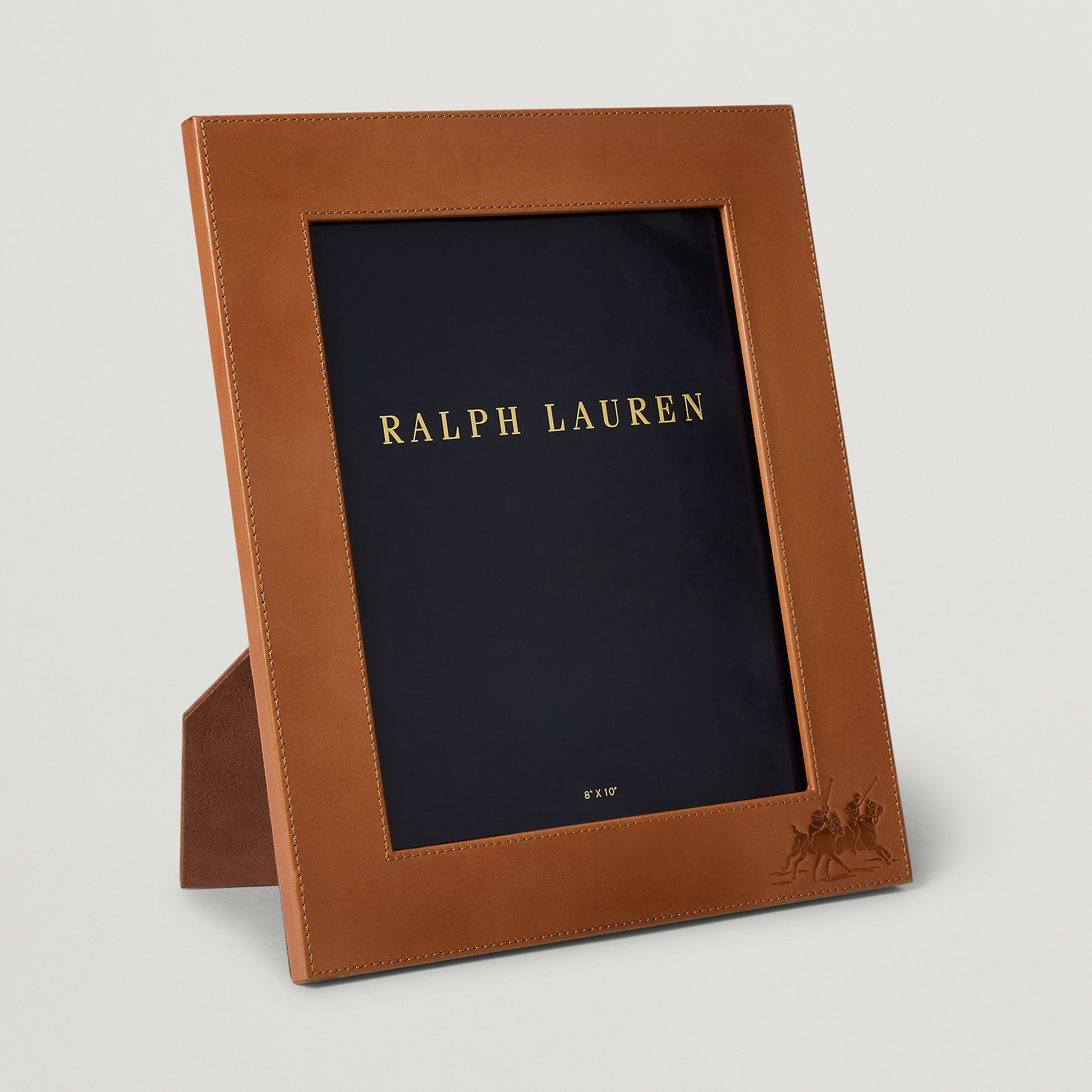 Ralph Lauren Home Garrett 8x10 Photo Frame Saddle at CareOfCarl.com