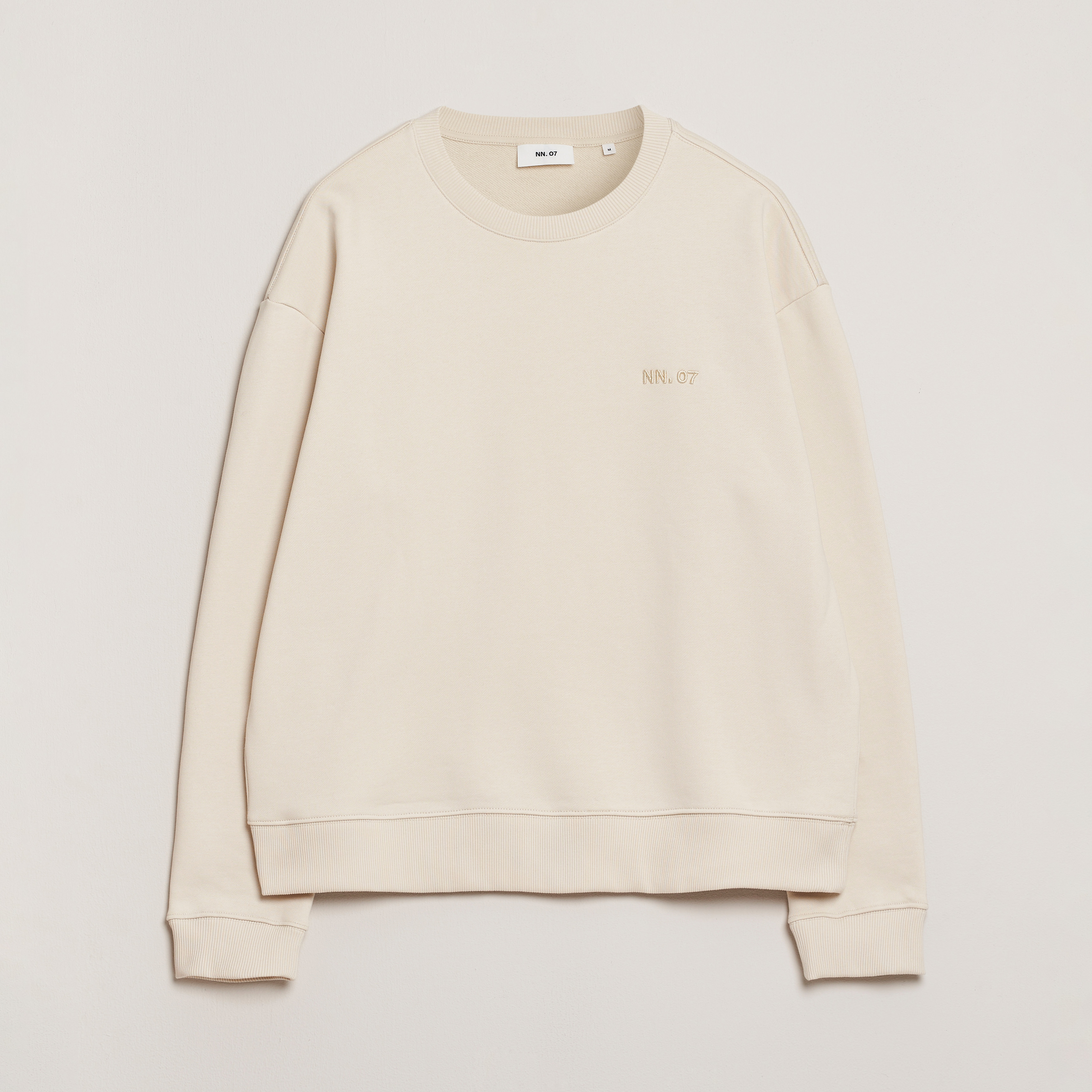 NN07 David Crew Neck Sweatshirt Ivory at CareOfCarl.com