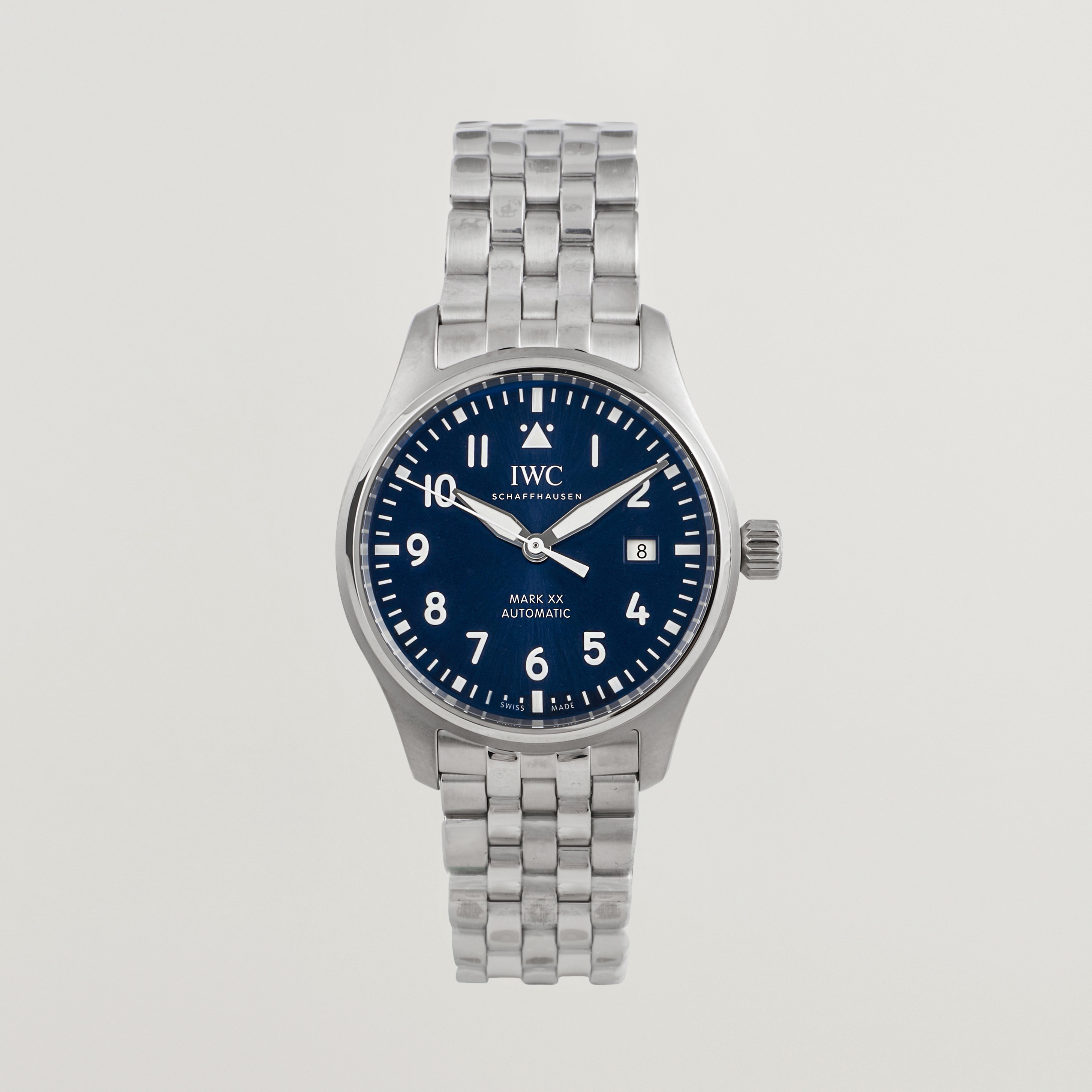 IWC Pre-Owned Pilot's Watch Mark XX Silver at