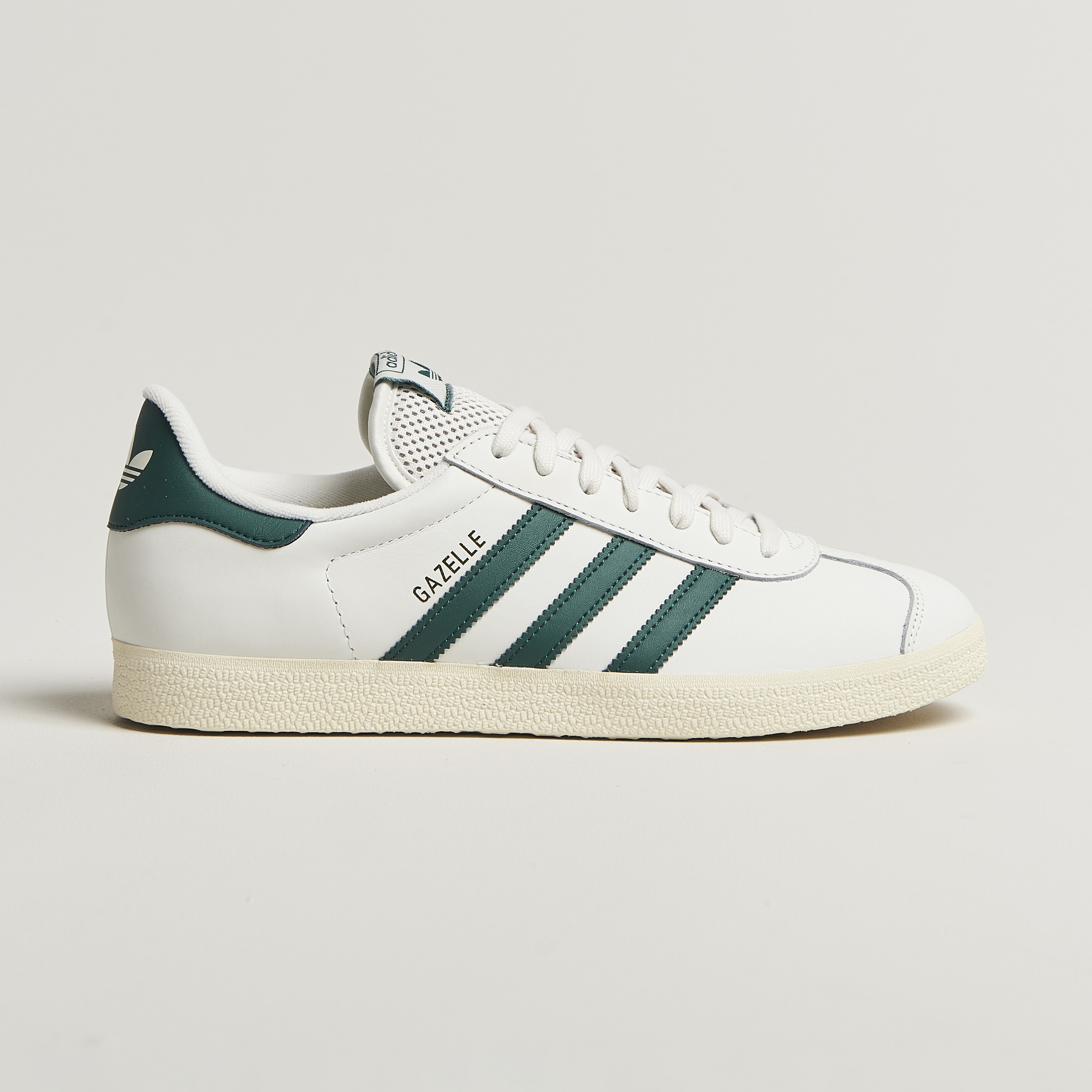 adidas Originals Gazelle Leather Sneaker White/Green at