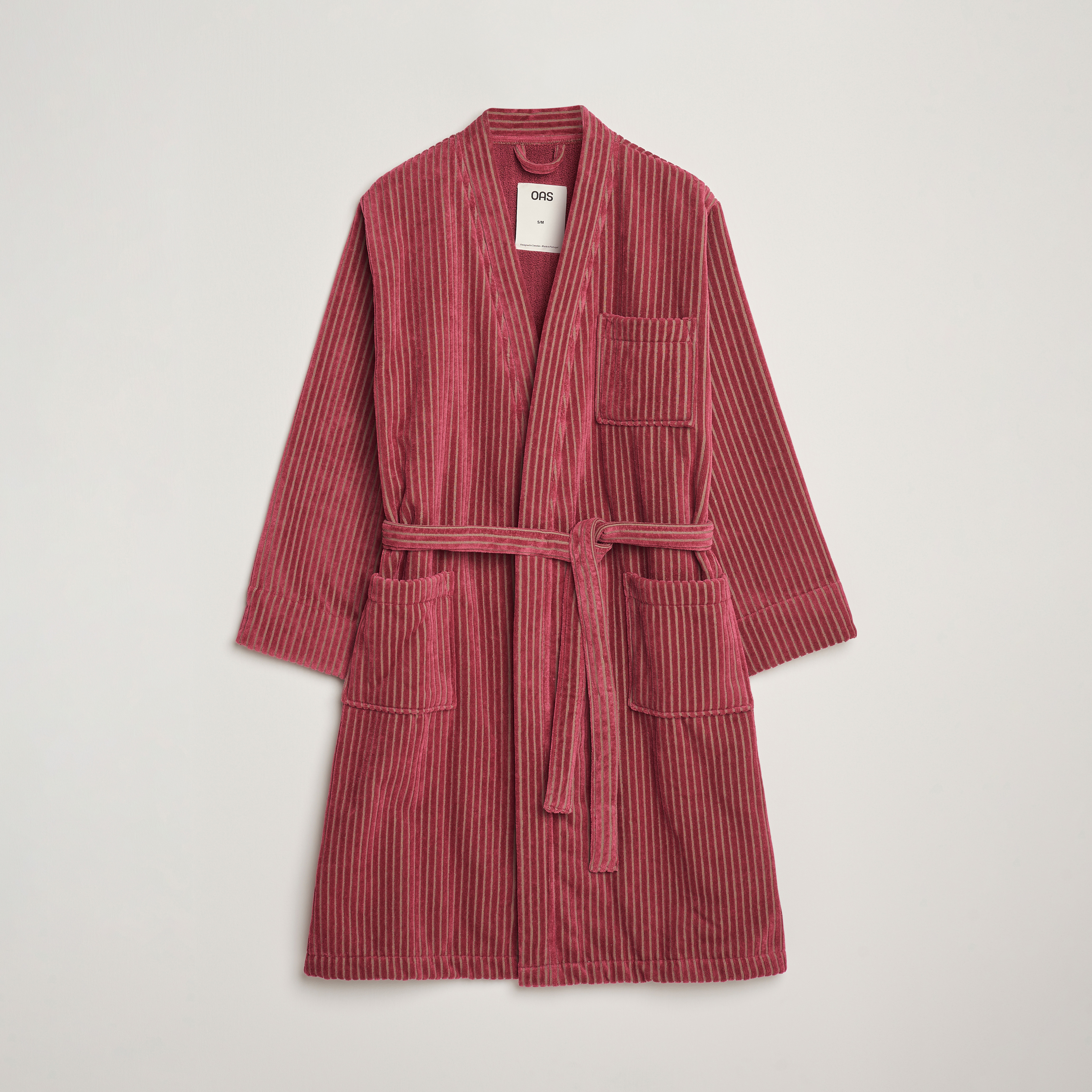 OAS Striped Velour Robe Botanico at CareOfCarl.com