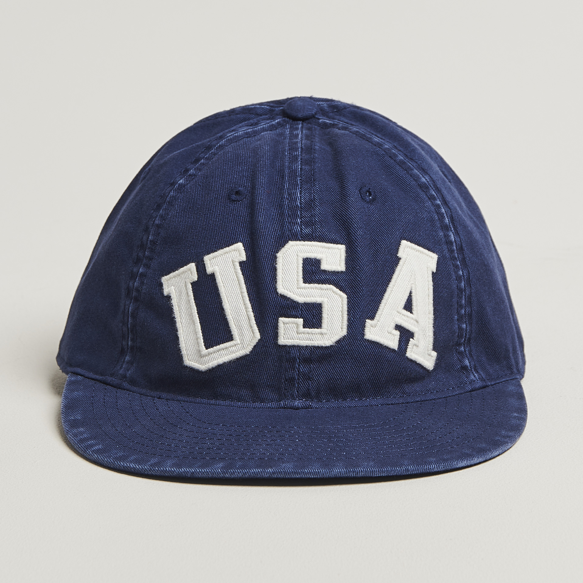 Polo Ralph Lauren Cotton Twill USA Cap Newport Navy at CareOfCarl.com