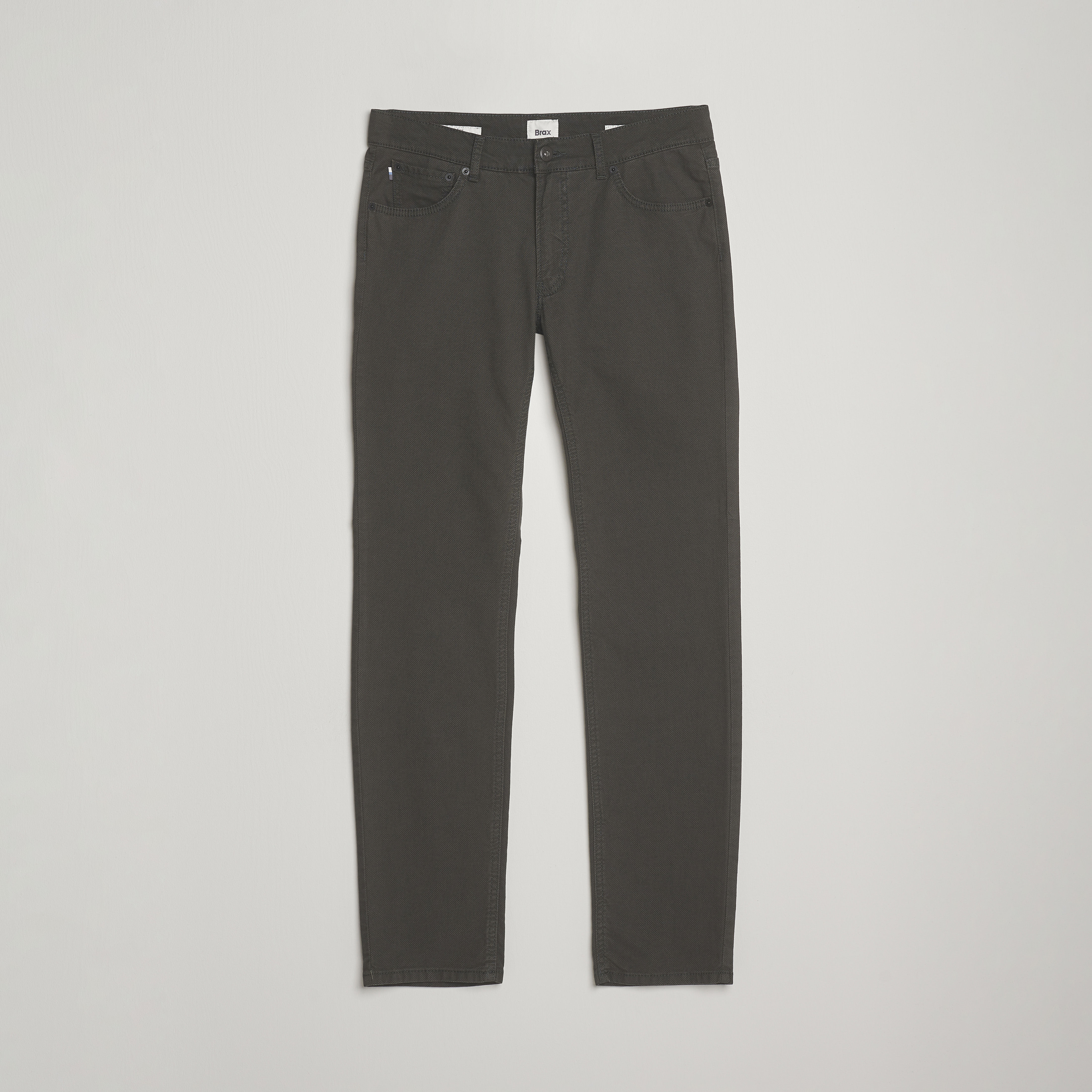 Brax Chuck Hi-Flex 5-Pocket Pants Olive at CareOfCarl.com