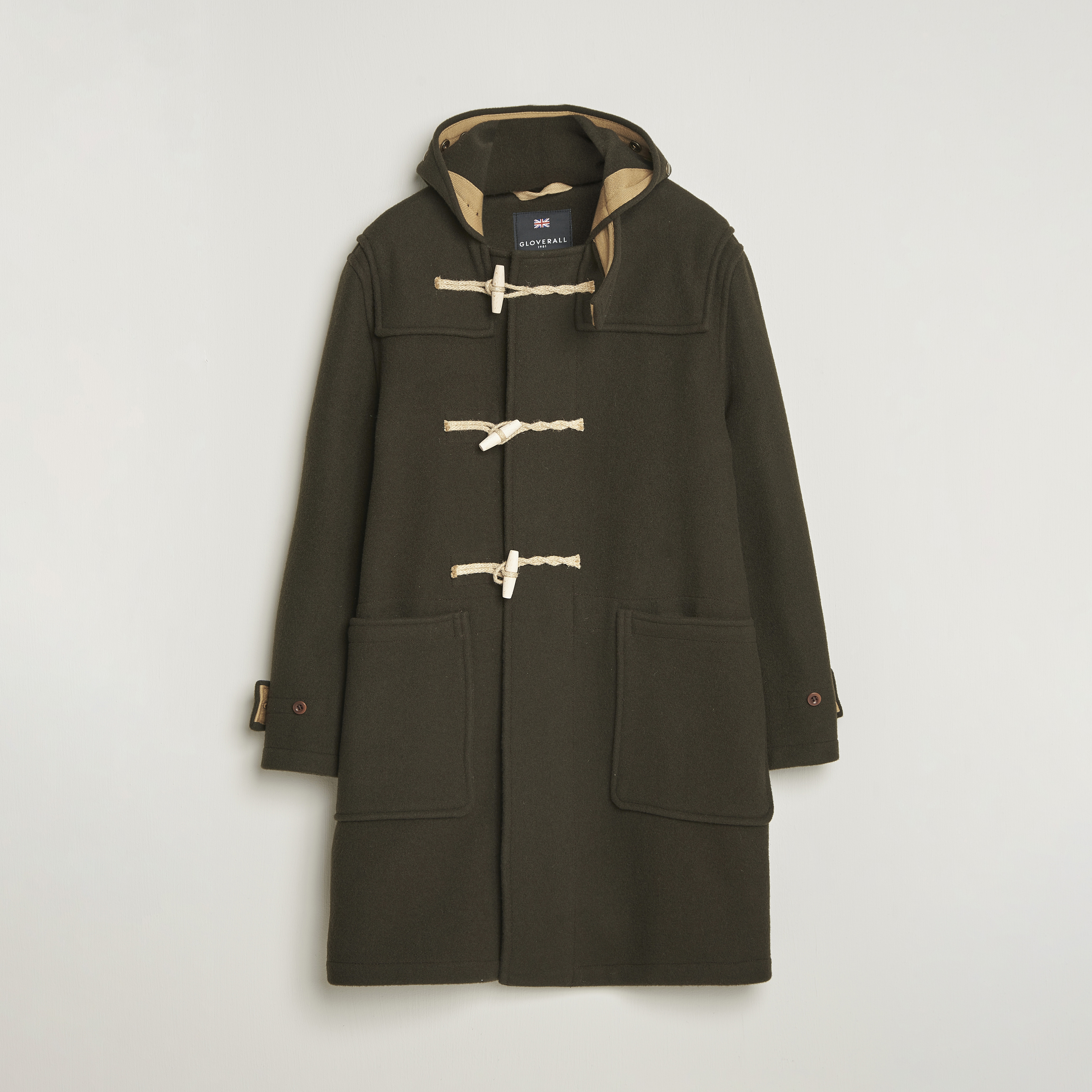 Gloverall 575 Monty Original Duffle Coat Brown at