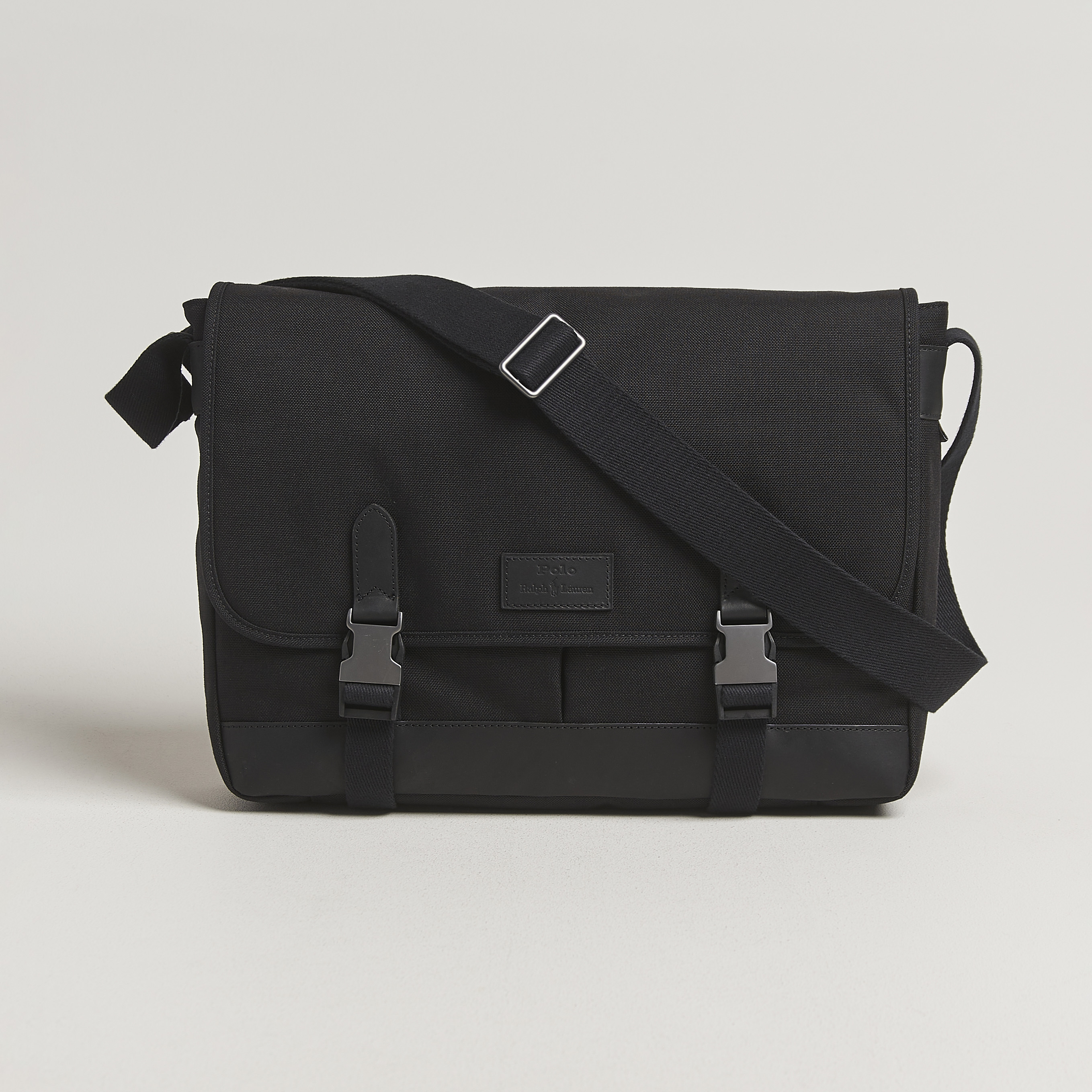 Polo Ralph Lauren Messenger Bag Black at CareOfCarl.com