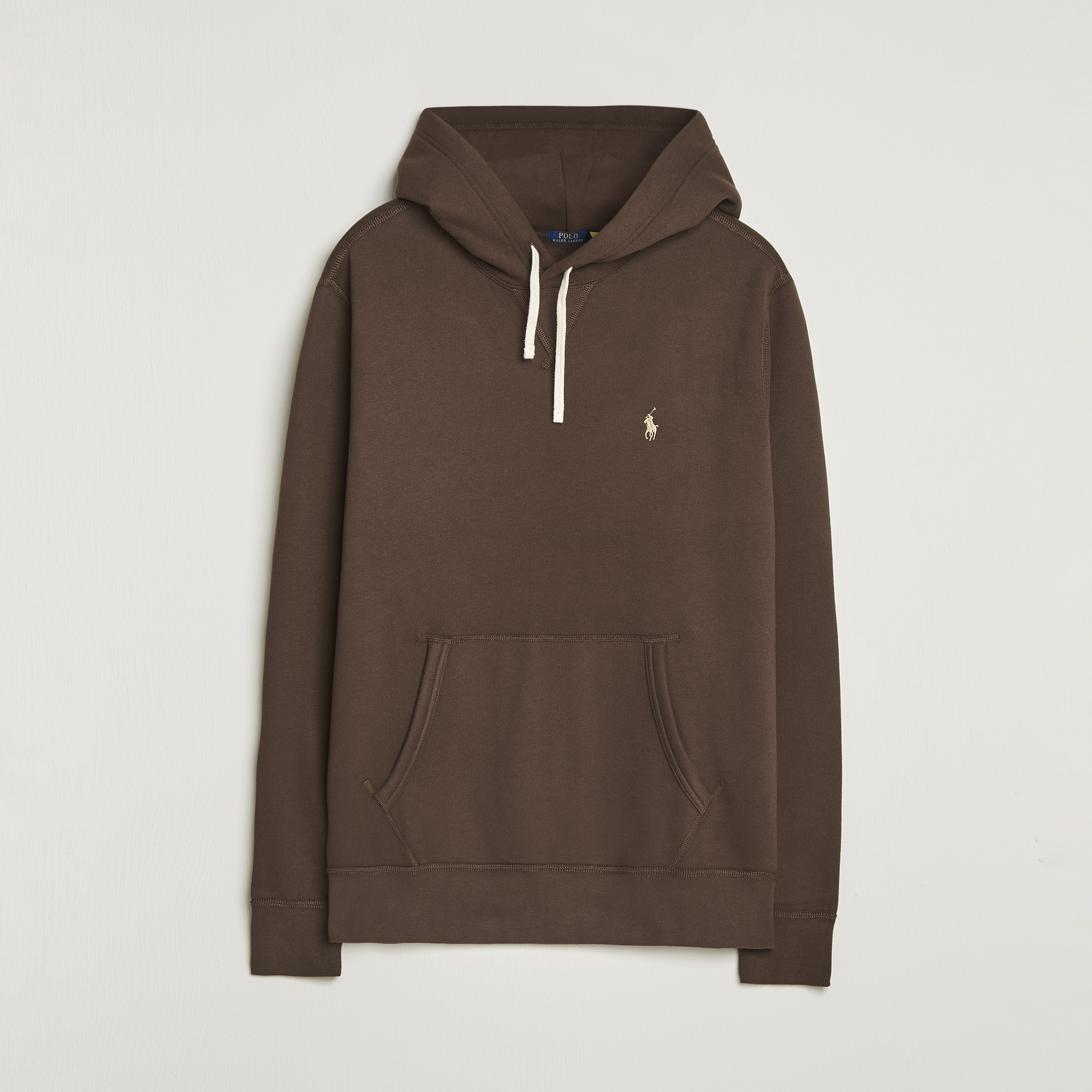Polo Ralph Lauren RL Fleece Hoodie Nutmeg Brown at CareOfCarl.com