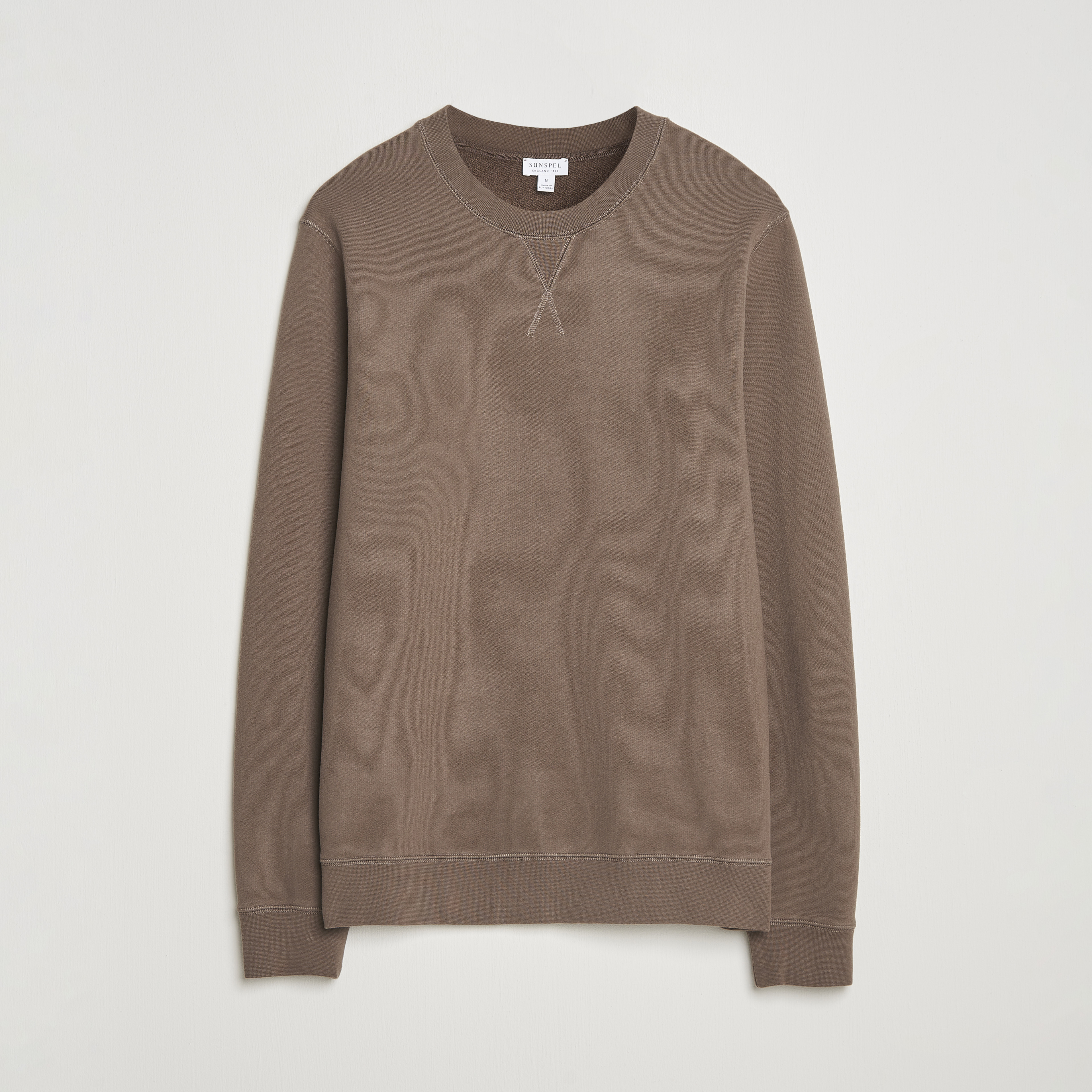 Sunspel Loopback Sweatshirt Bark at CareOfCarl.com