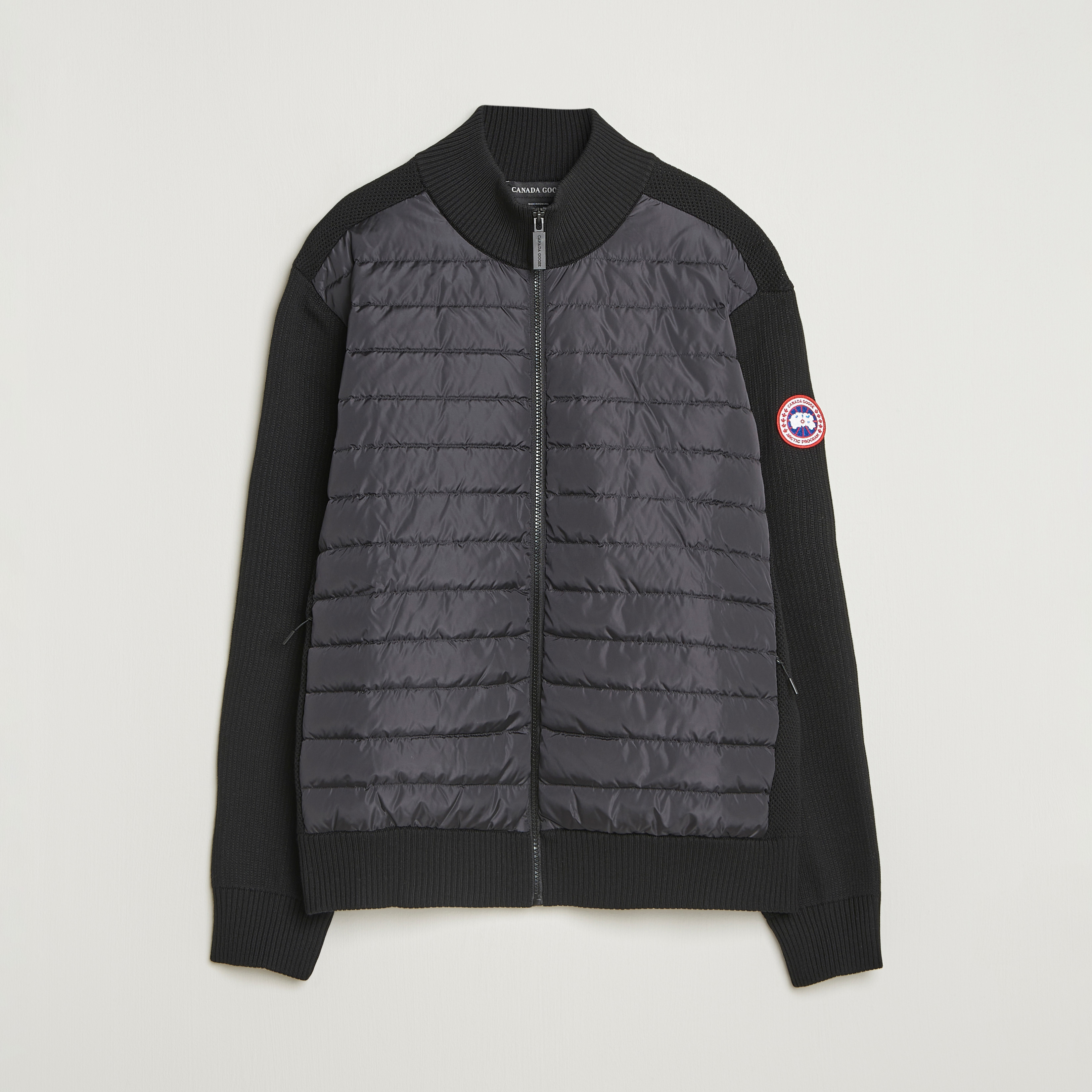 Canada Goose Hybridge Knit Jacket Black at CareOfCarl.com
