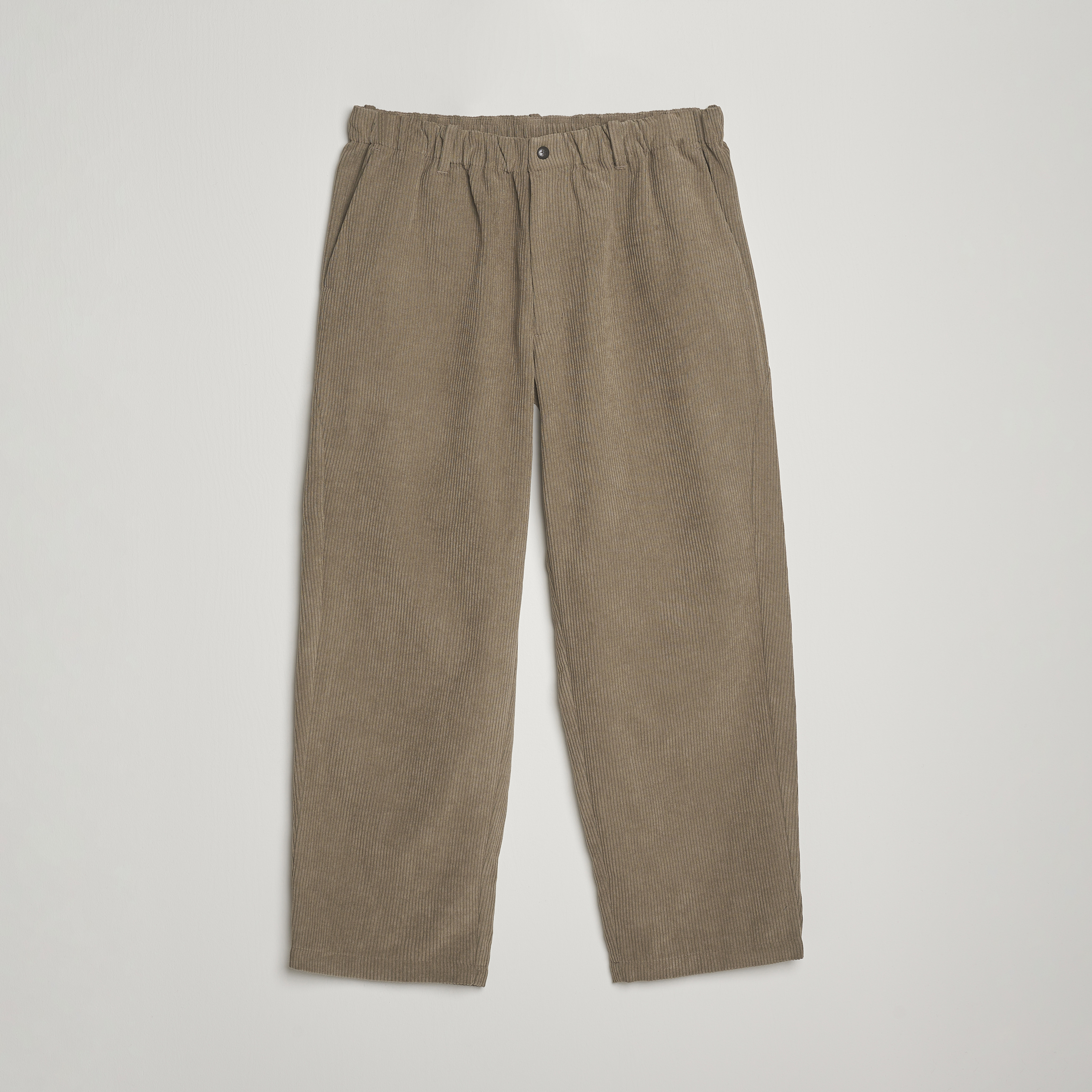 Goldwin Wale Corduroy Straight Pants Taupe at CareOfCarl.com
